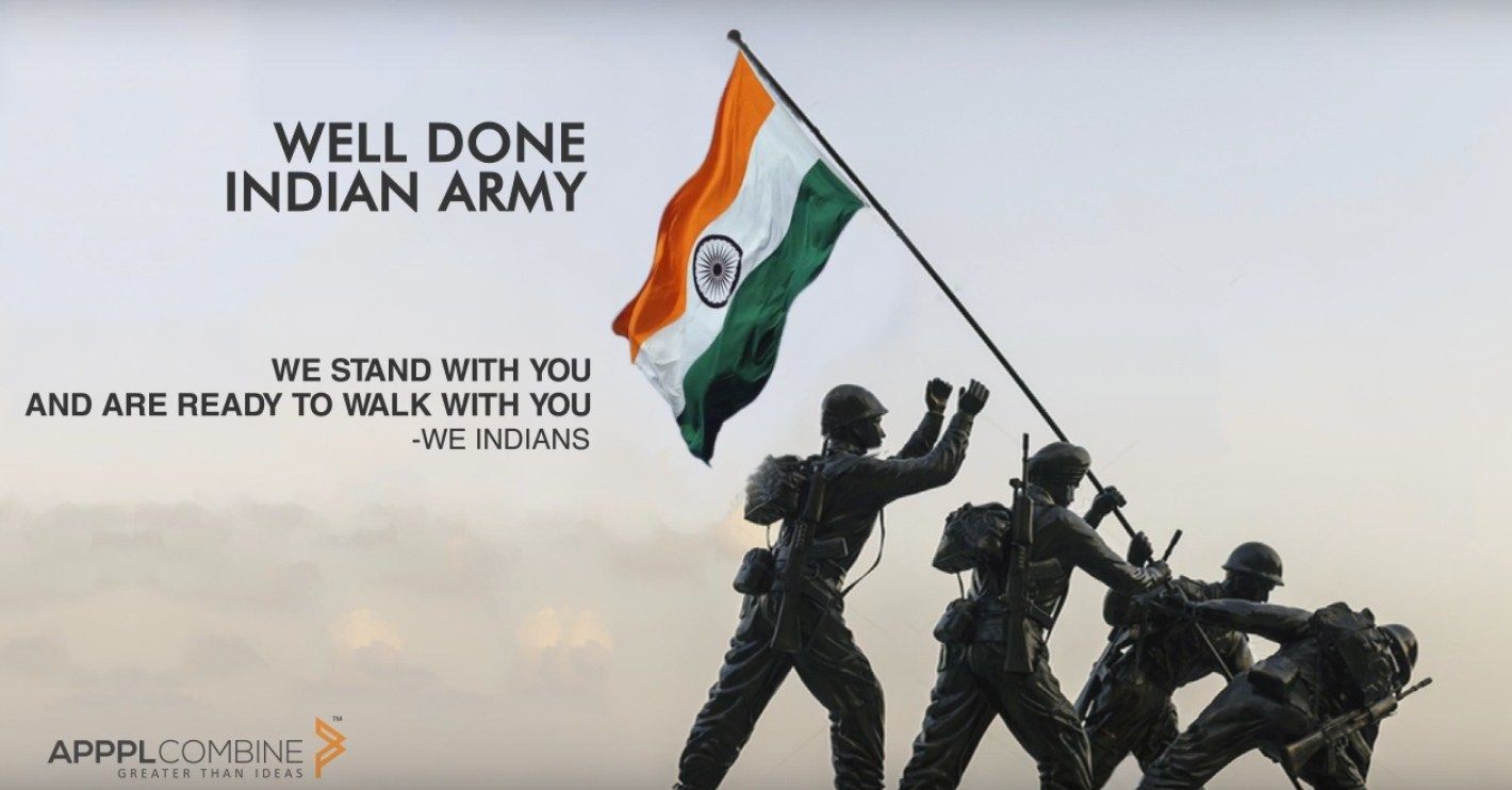 Well Done Indian Army :- Indian army quotes