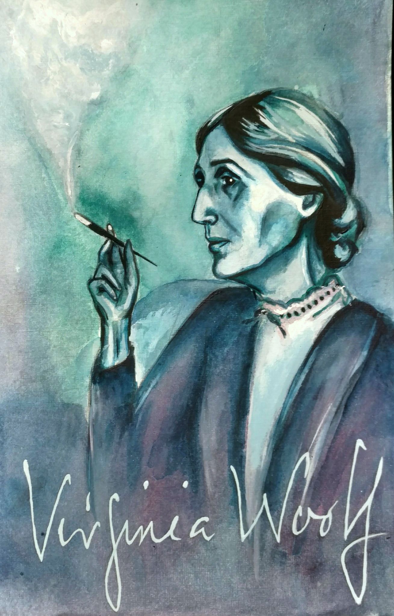 Virginia Woolf by Samantha Gresham. Virginia art