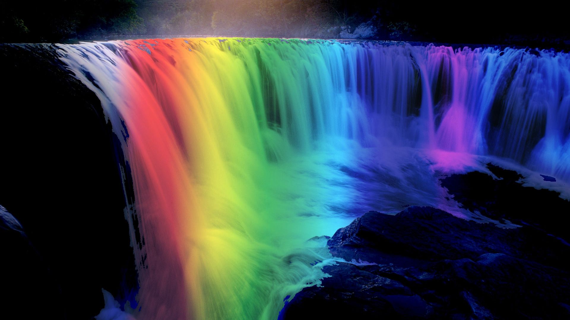 Free download Rainbow Waterfall iphone wallpaper only at Wallpaper
