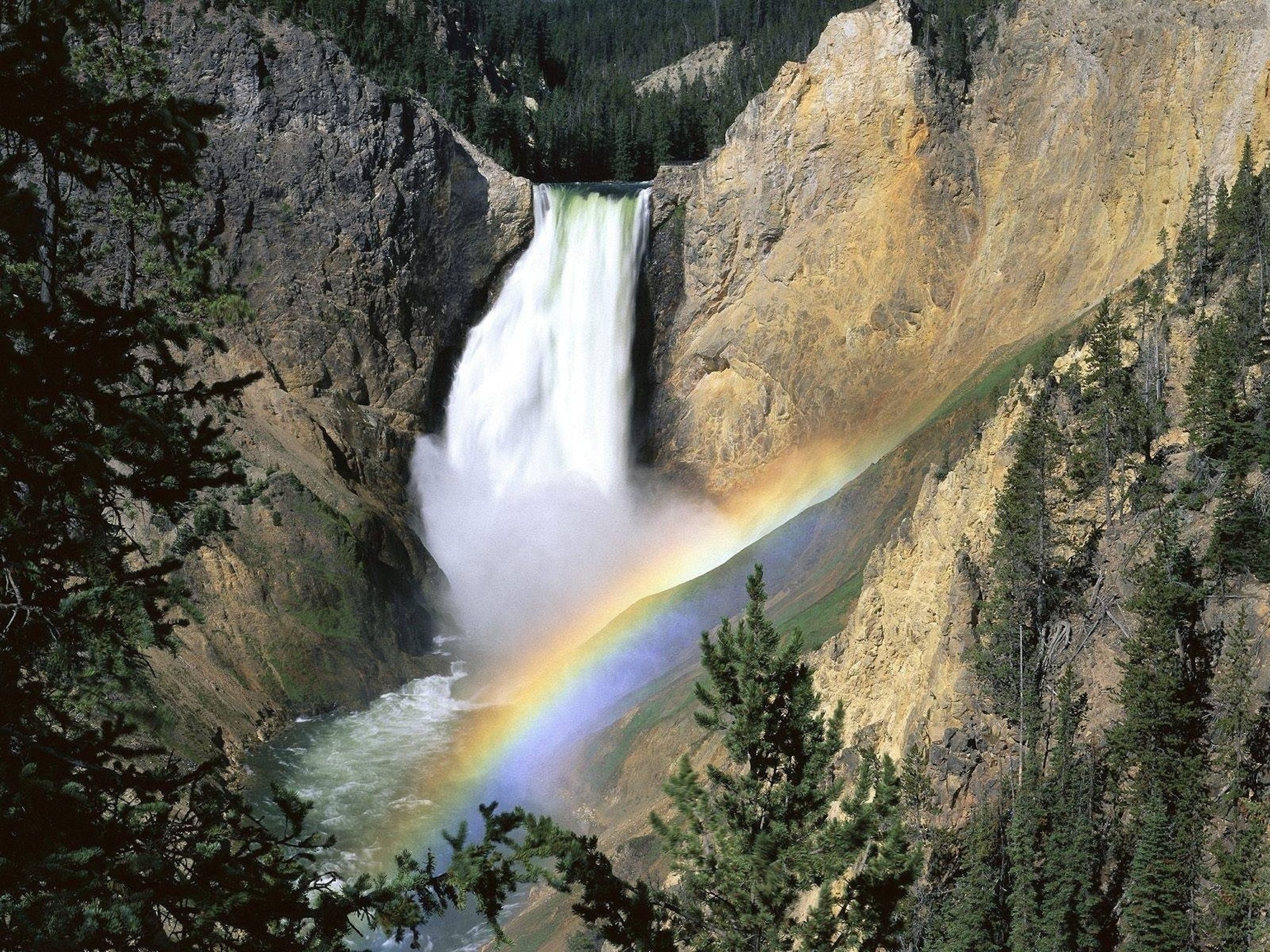 Rainbow Waterfall Wallpaper. Free Rainbow Downloads