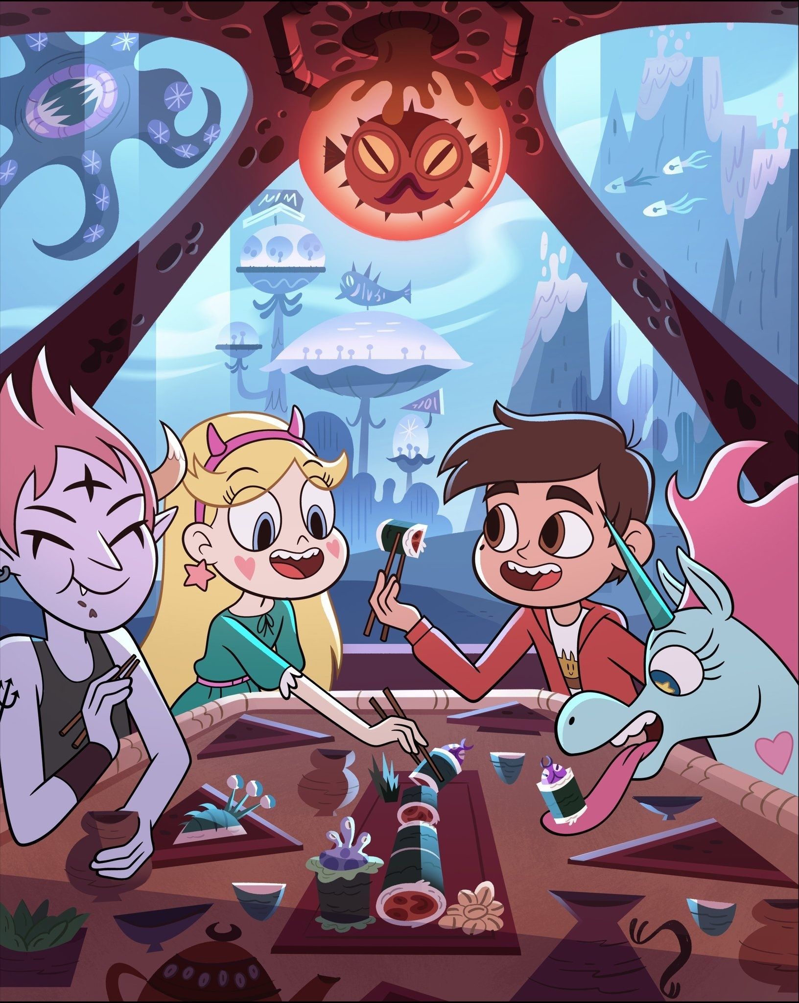 Star Vs The Forces Of Evil Wallpaper throughout L