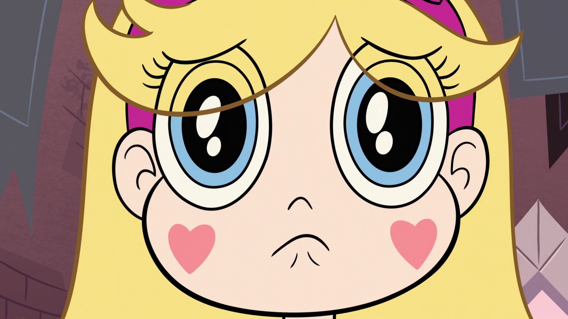 When you find out that Star vs. the Forces of Evil won't be one of the launch titles for Disney+