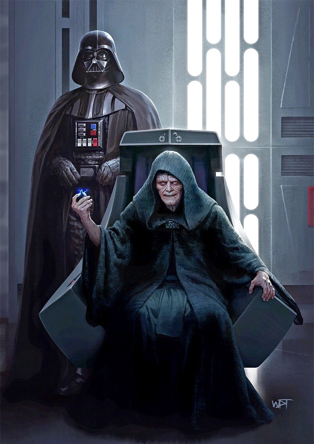 Lord Vader and Lord Palpatine. Star wars picture, Star wars image, Star wars empire