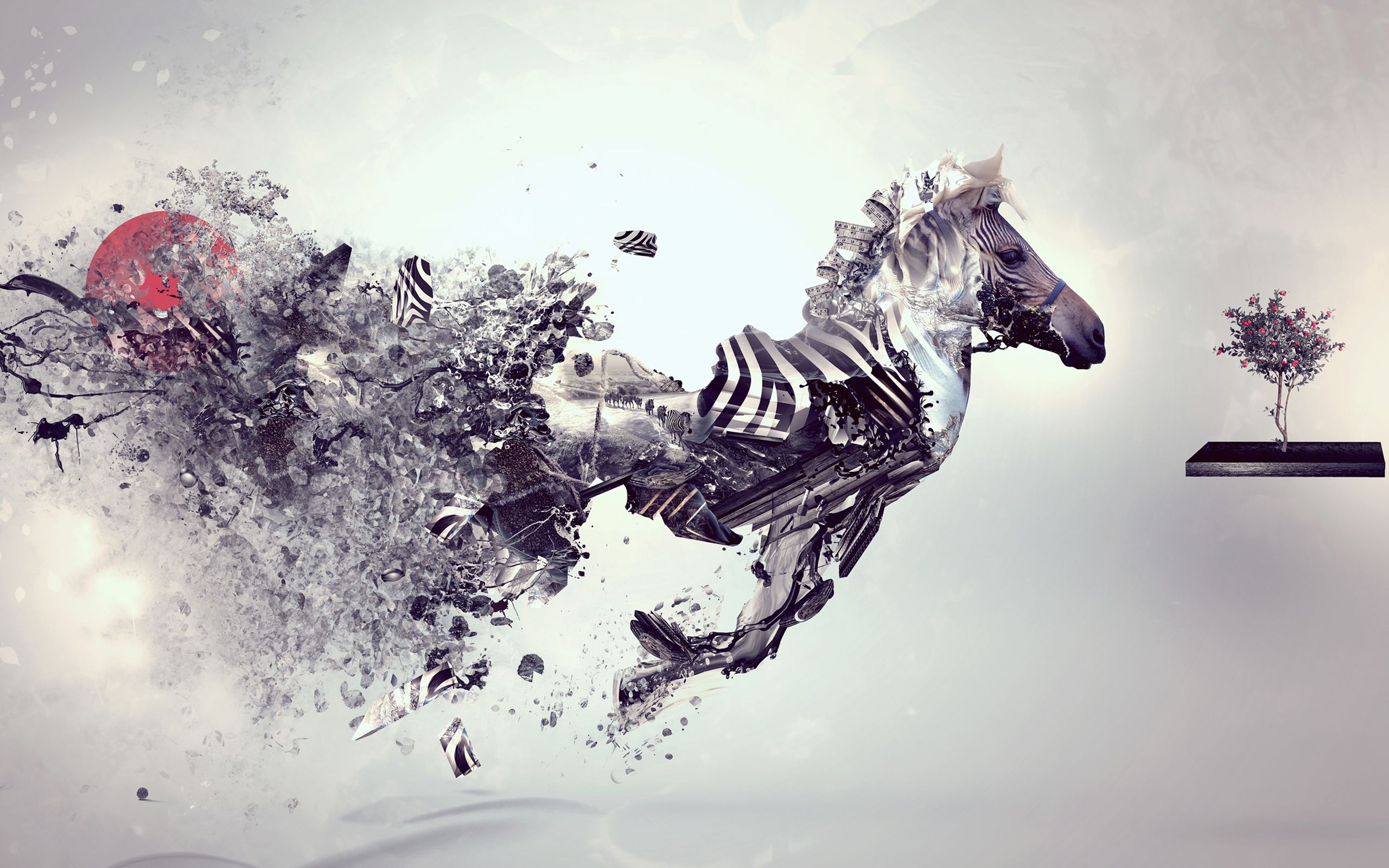 Free download Digital Horse Animal Art Wallpaper For Desk