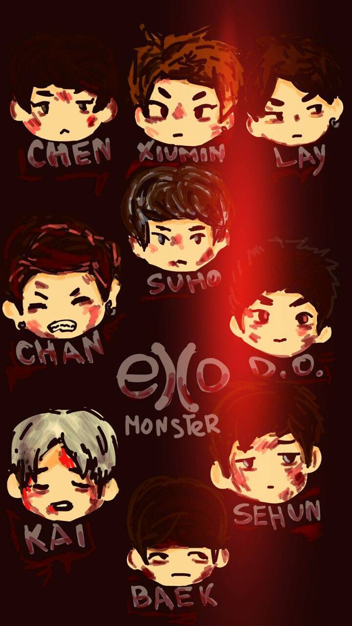 Monster Exo wallpaper