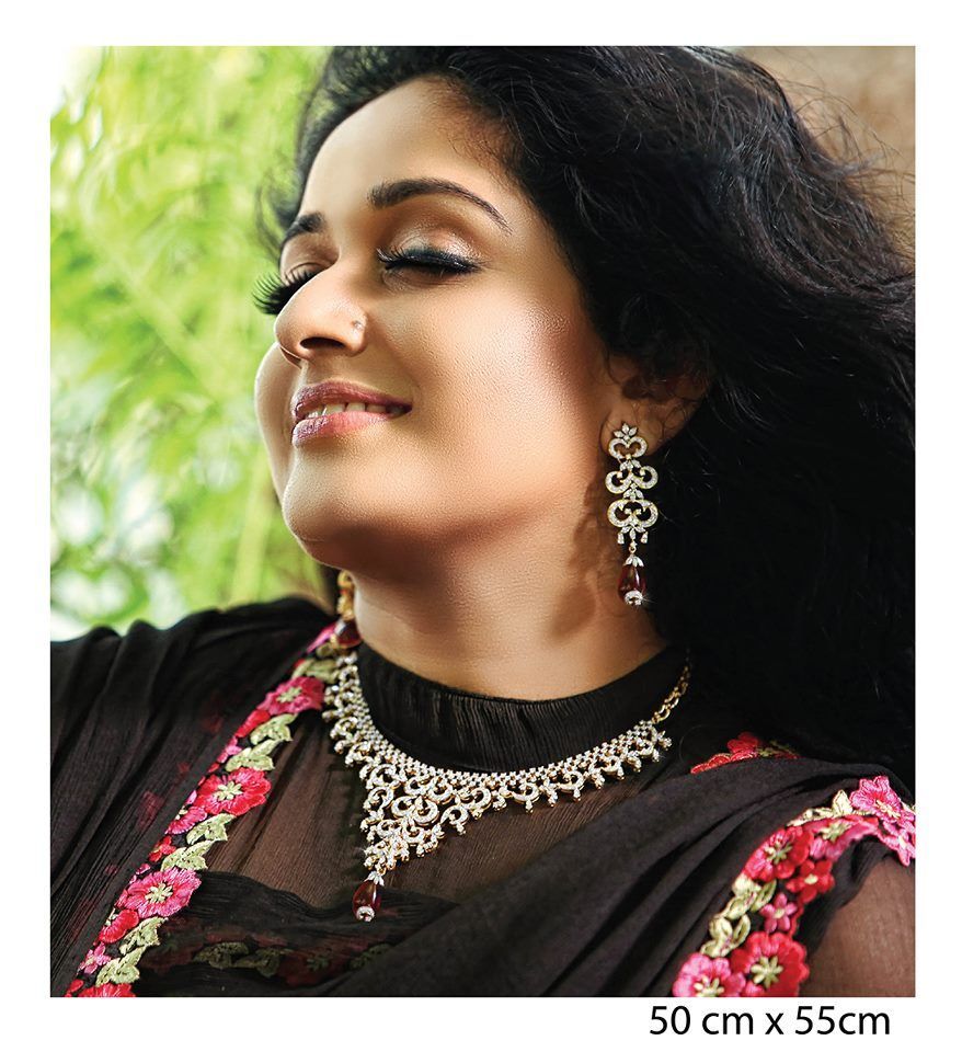Malayalam actress Kavya Madhavan Presenting Stunning Jewellery
