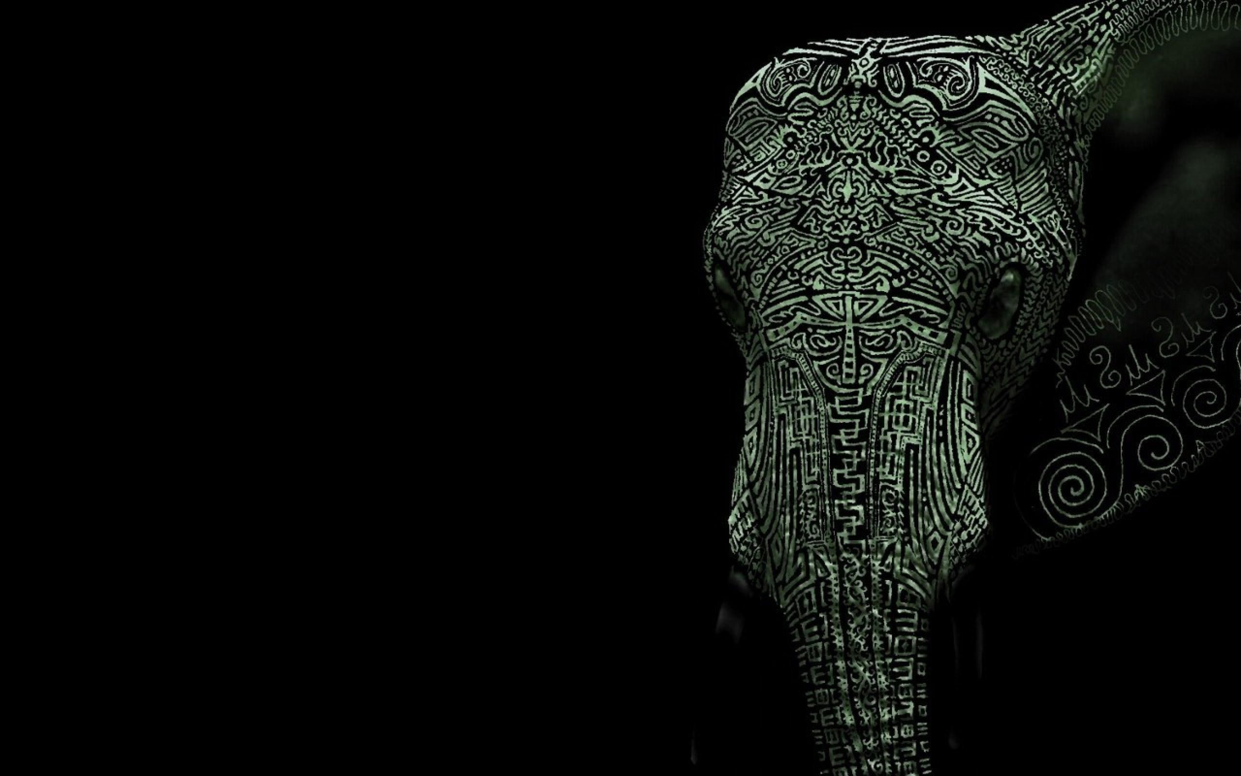 Elephant Art Wallpaper