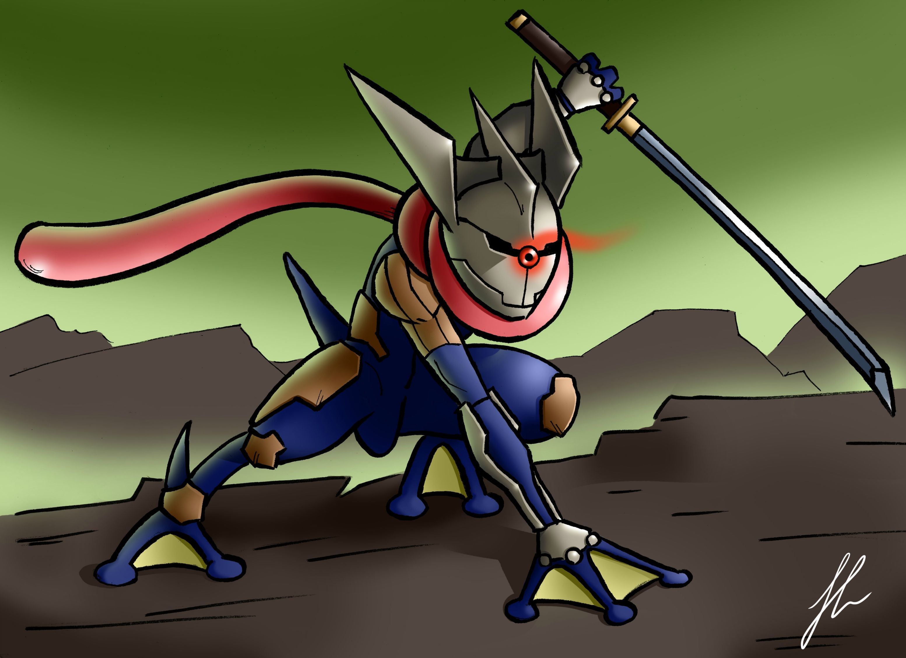 Pokemon Golden Greninja, Download Wallpaper