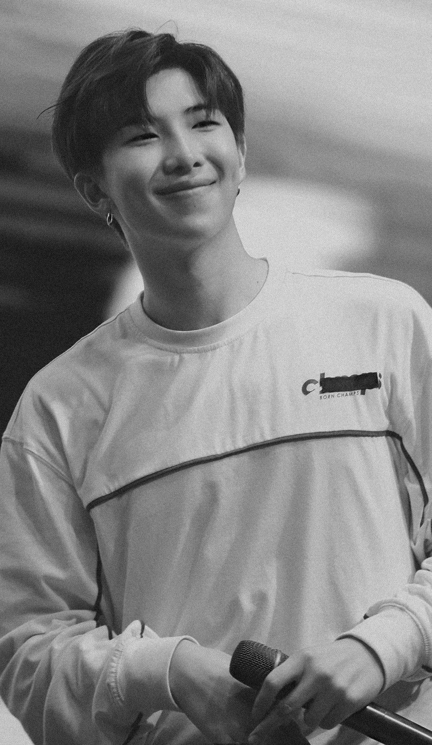 Wallpaper Black And Whit Ir Bts Rm Black And White Bts