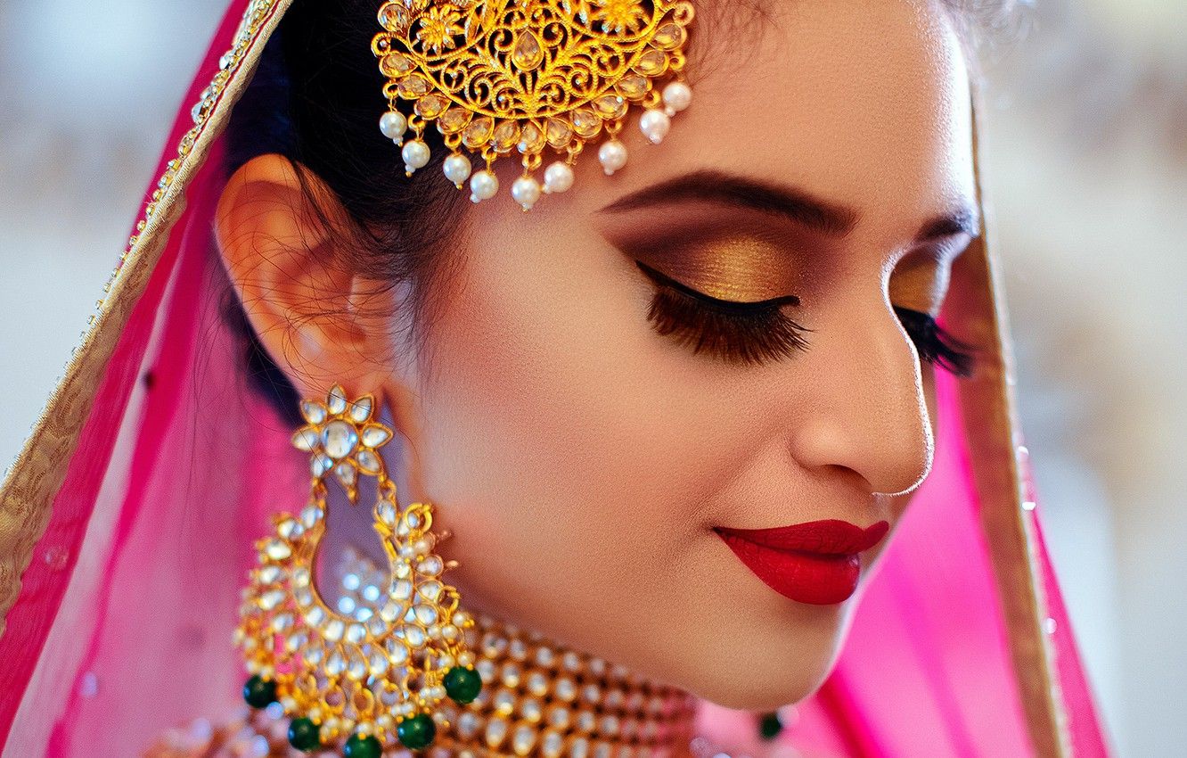 Wallpaper girl, eyes, smile, beautiful, model, lips, face, hair