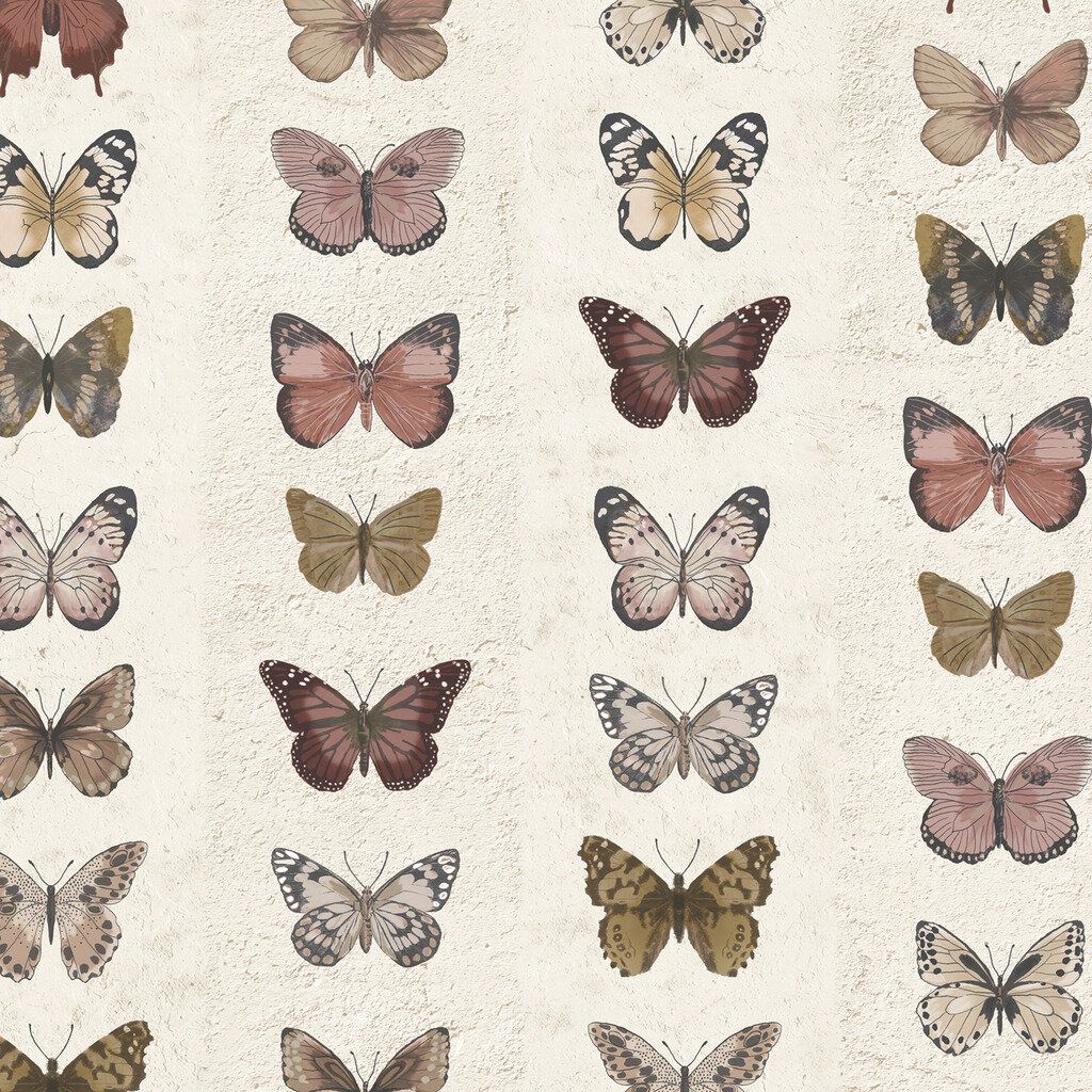 August Grove Tennessee Butterflies Stripe 33' x 20.5 Wallpaper