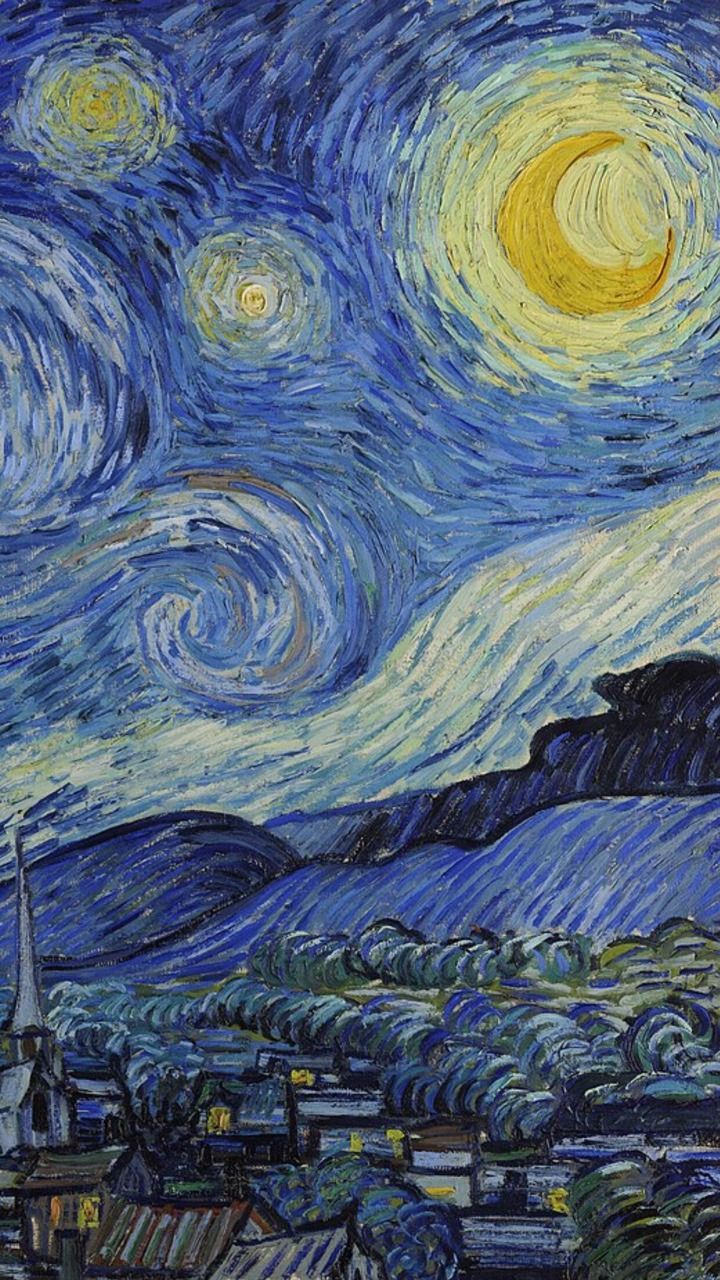 van gogh lockscreen. 印象派絵画, ゴッホ 作品, 宇宙 絵