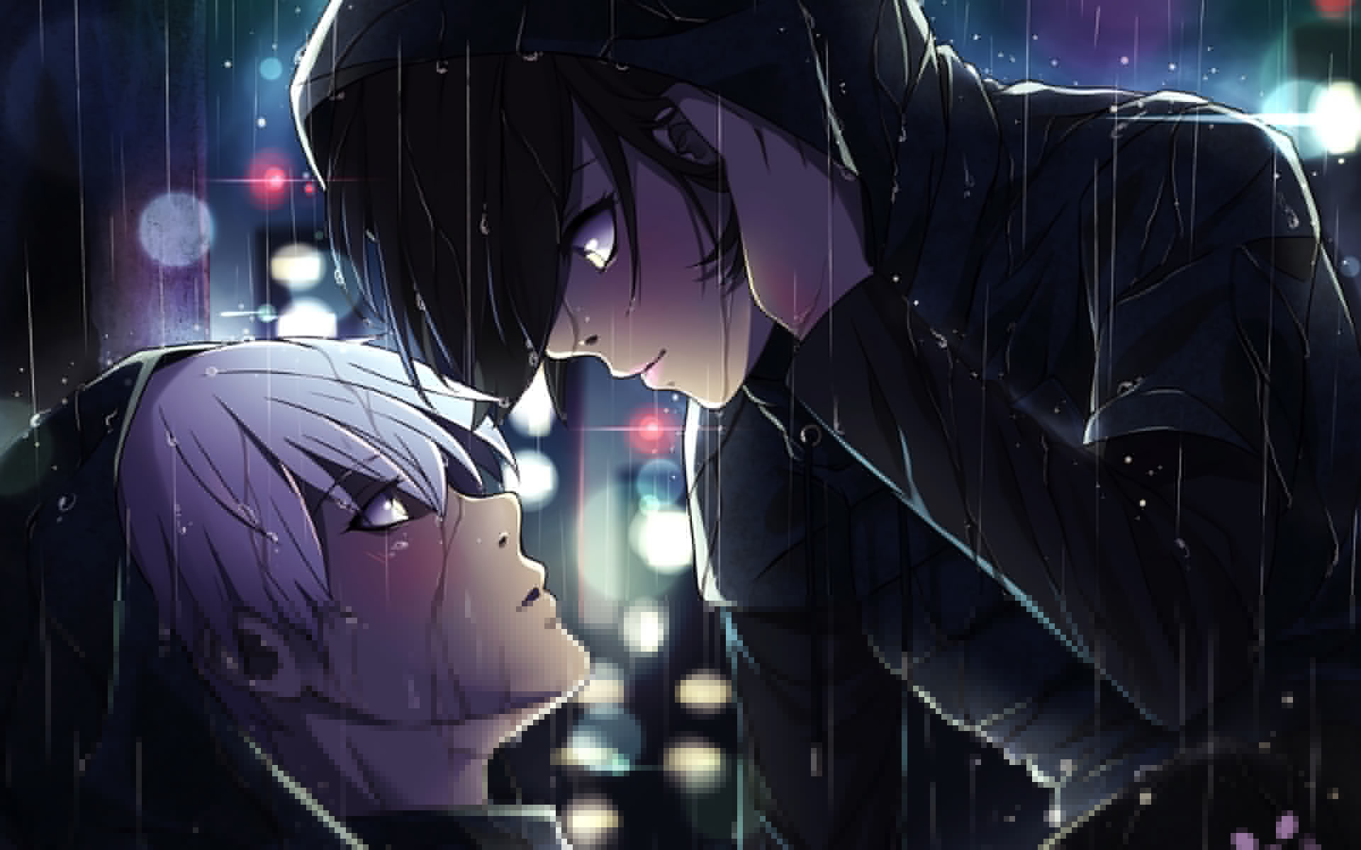 Desktop Wallpaper Ken Kaneki, Touka Kirishima, Anime, Tokyo Ghoul