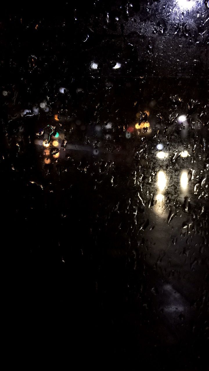 rainy night. Rain wallpaper, Night rain, Rain photography