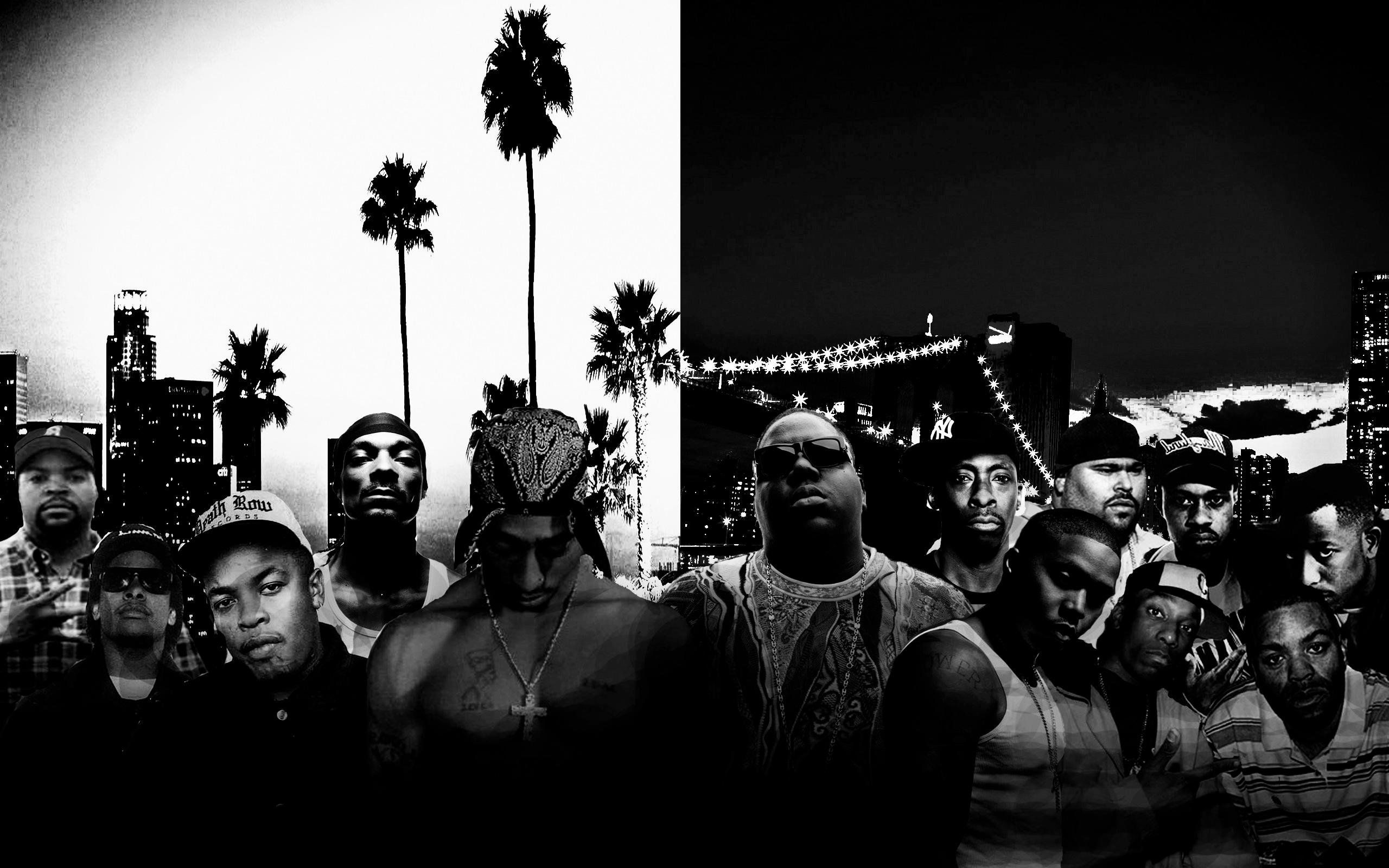 West Coast Rap Background. Wizards Coast