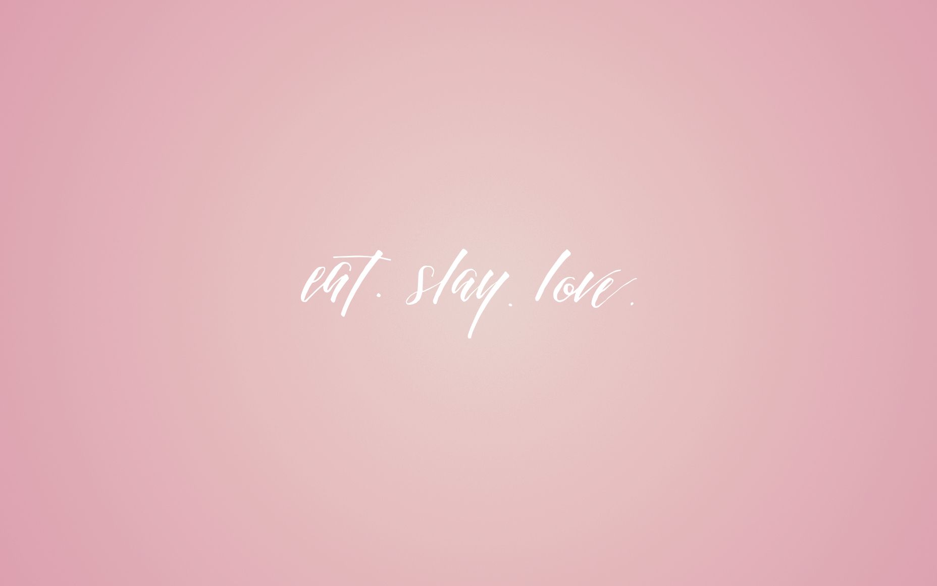 Freebie: Brush Lettering Desktop Wallpaper. Desktop wallpaper