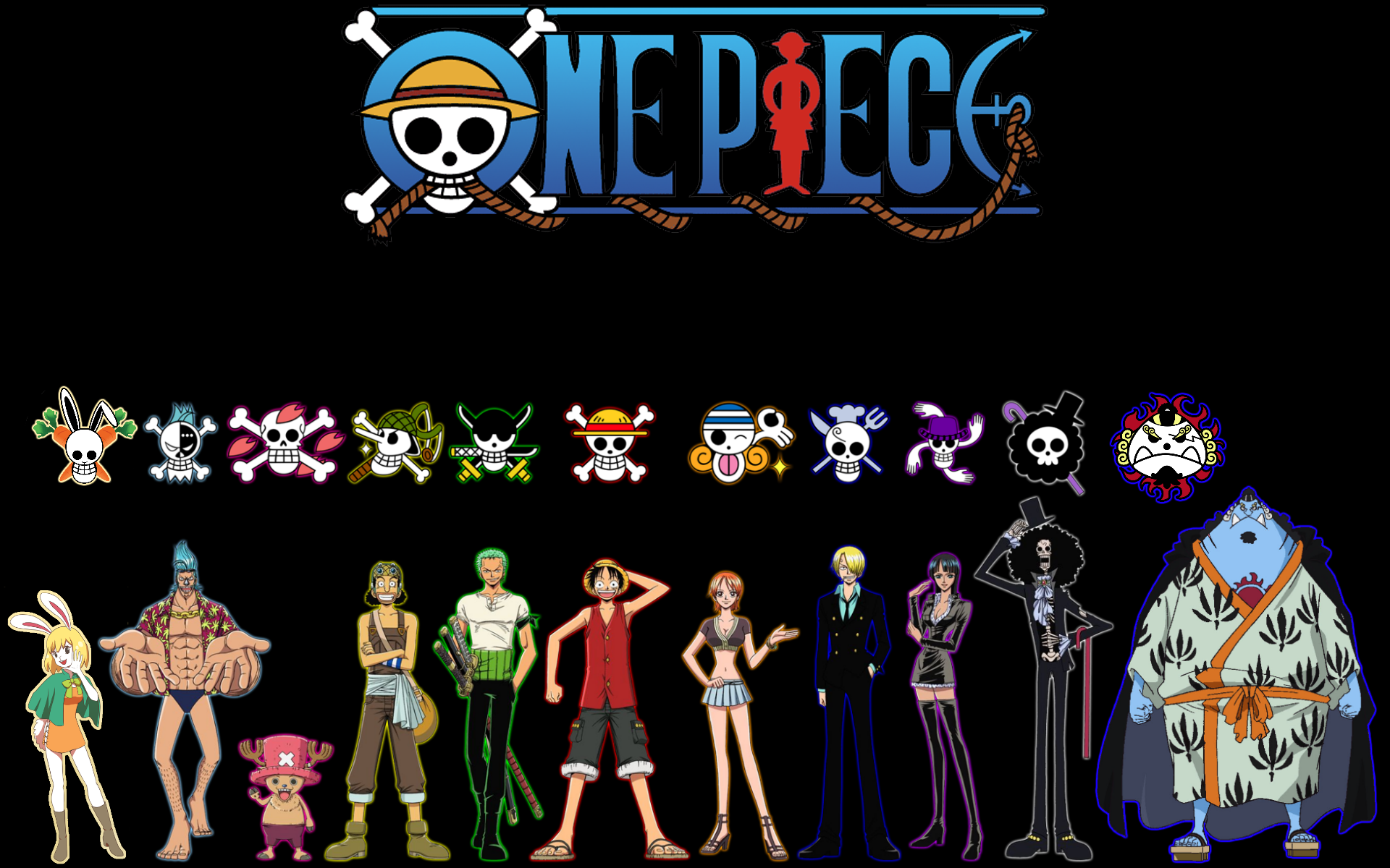 One Piece Luffy Crew Wallpaper