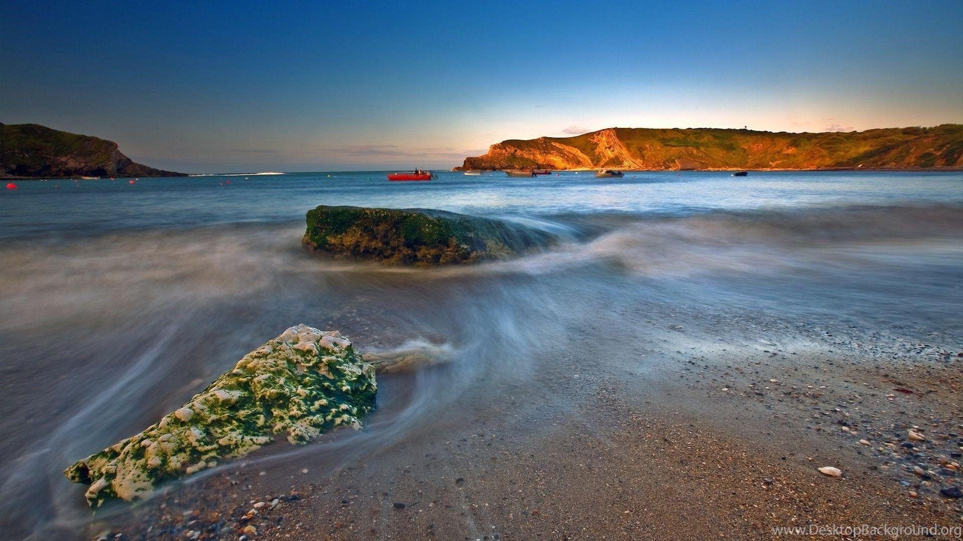 Ocean Cliff Rock Beaches Tide HD Wallpaper, Desktop Background