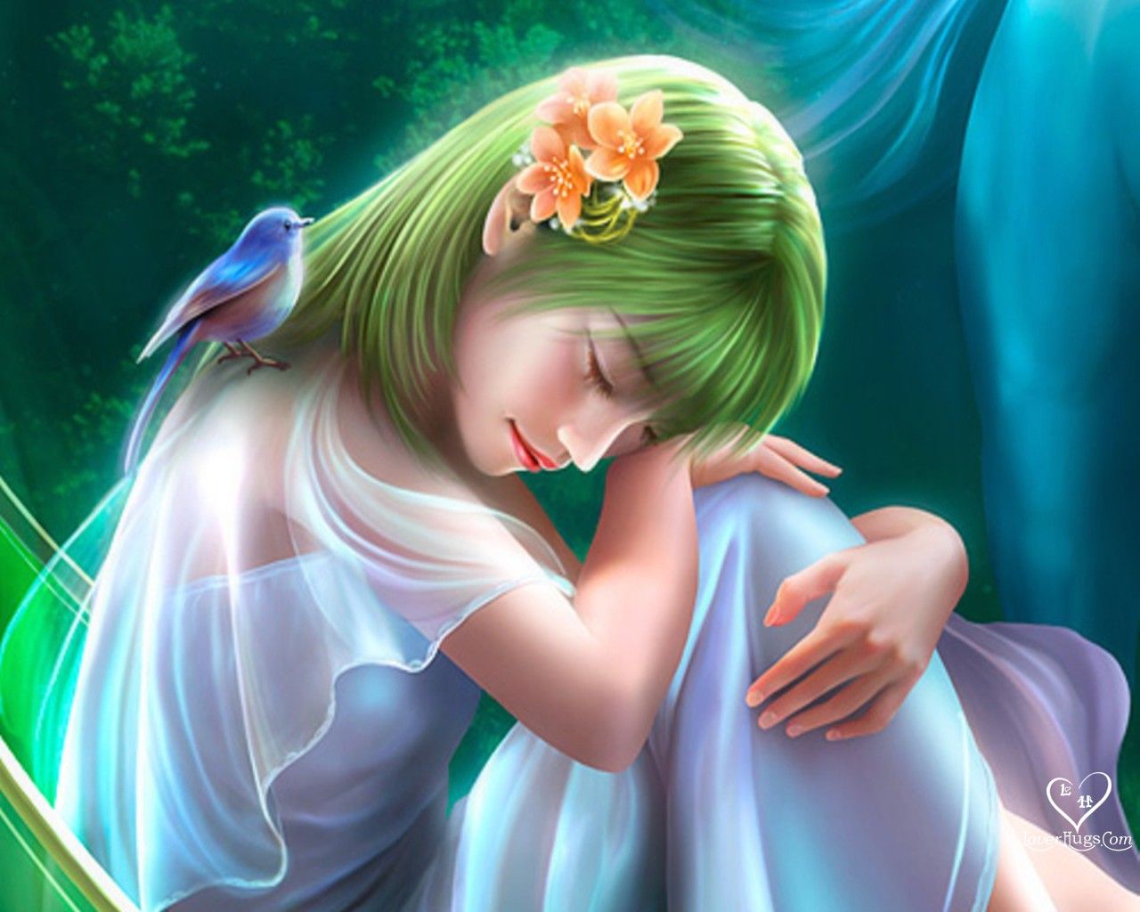 young girl daydreaming Wallpaper and Background Imagex1024