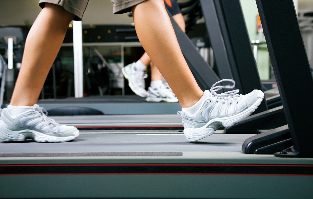 Wallpaper workout, treadmill, training shoes image for desktop