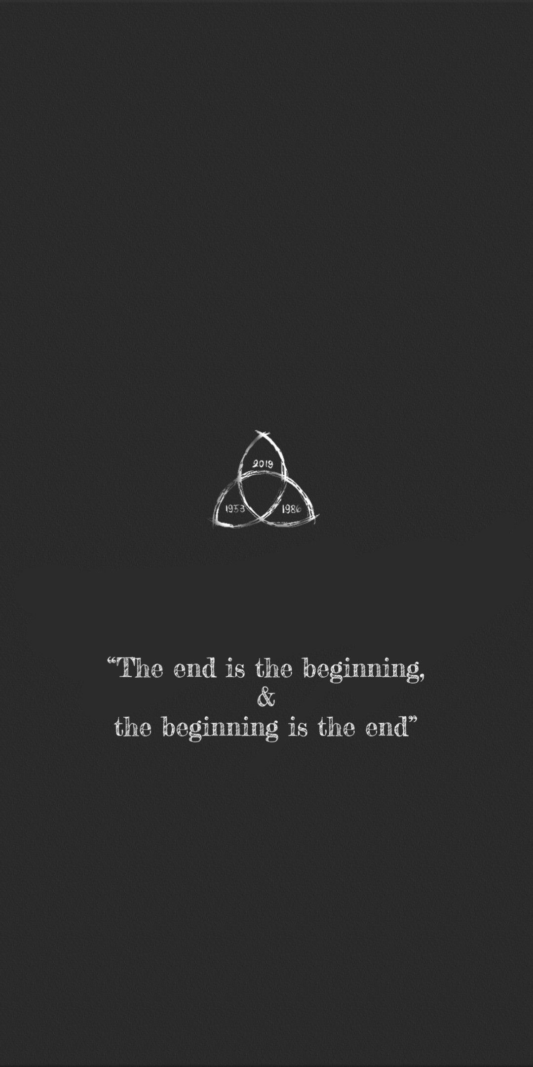 End is the beginning.. Series e filmes, Citações, Palavras