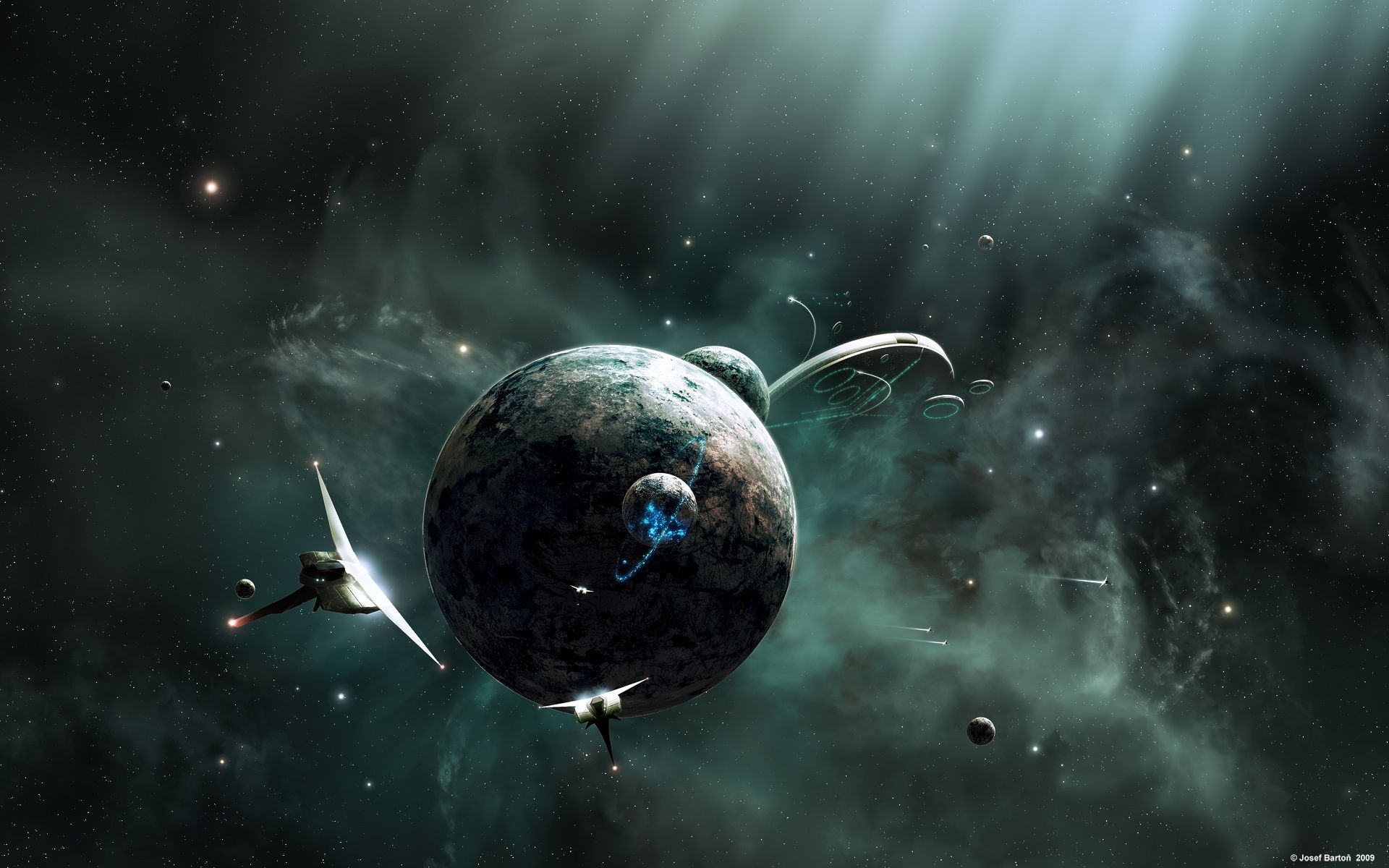 Spaceships of the future. Space art wallpaper, Space art, Planets