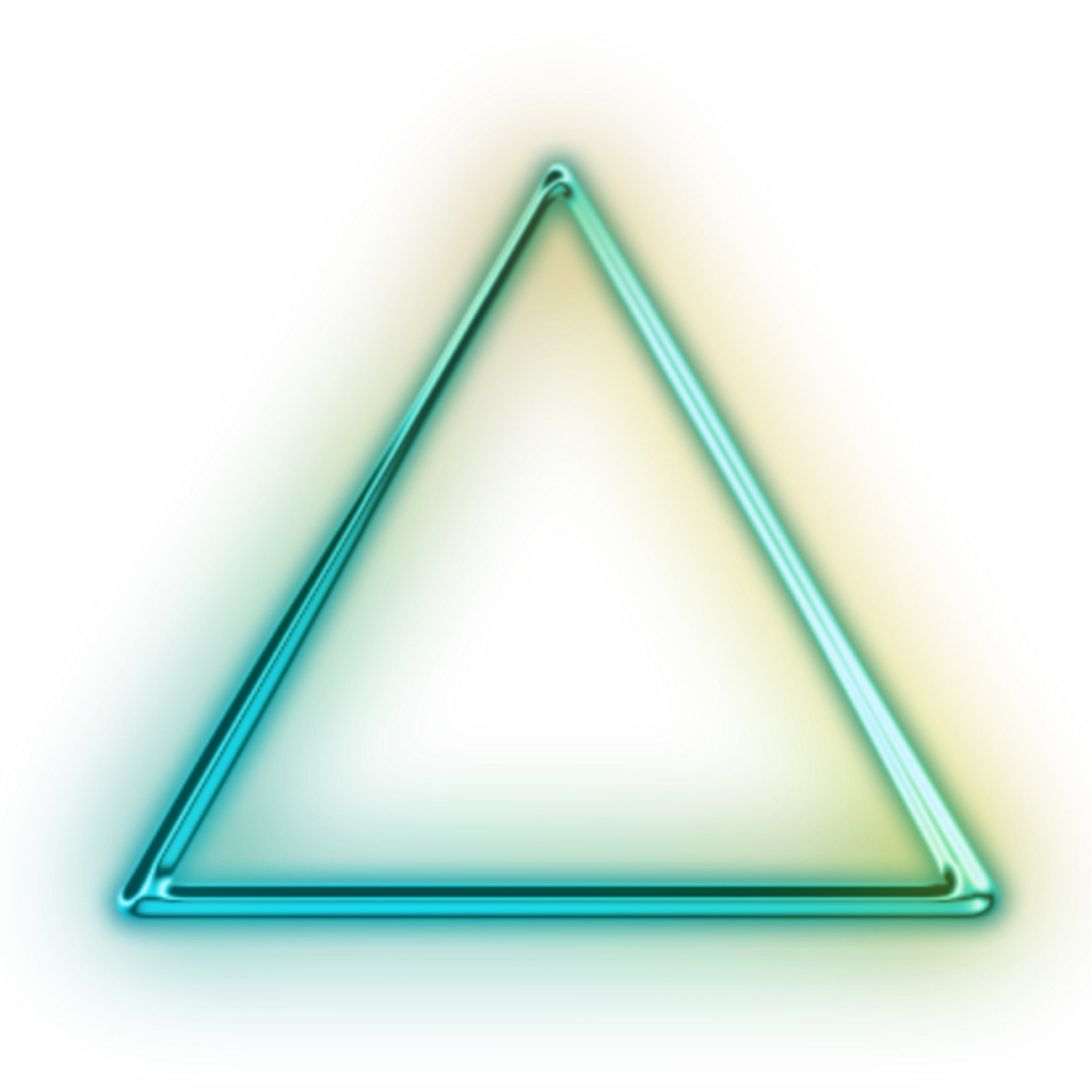 Neon Triangle Transparent & PNG Clipart Free Download