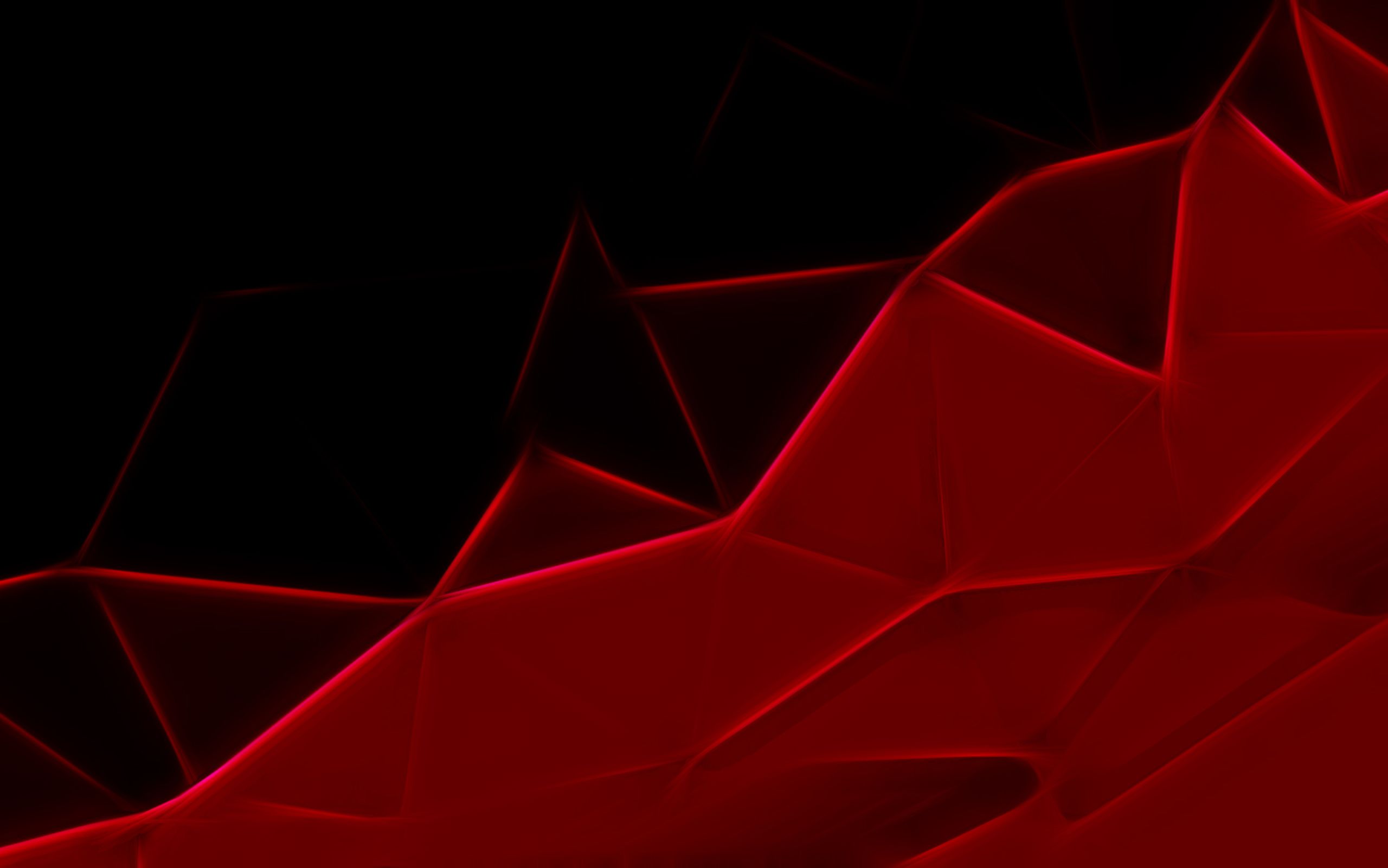 Neon Glow Waves Abstract 2560x1600 Resolution HD 4k