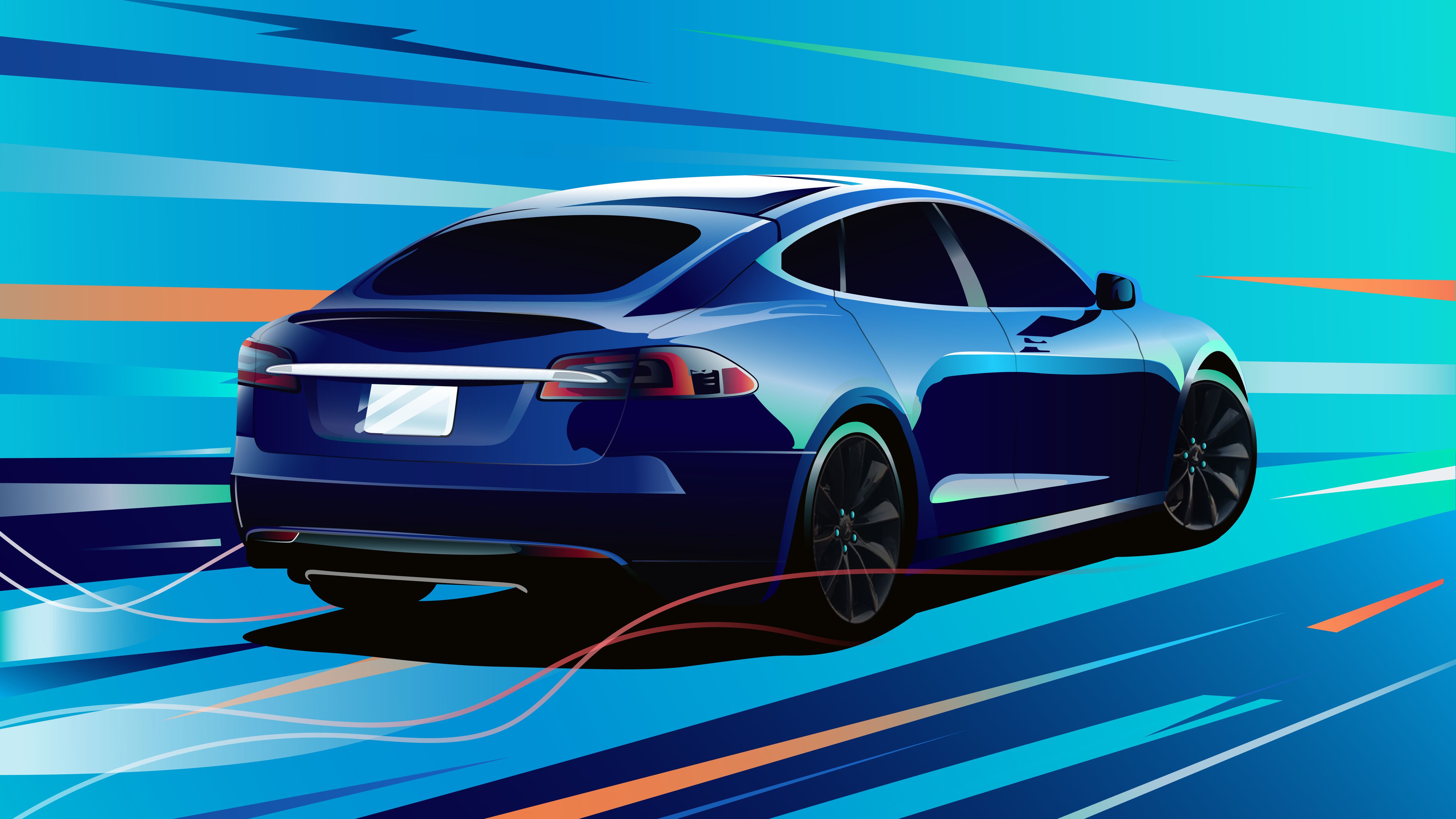 Tesla Model S 5k HD 4k Wallpaper, Image, Background