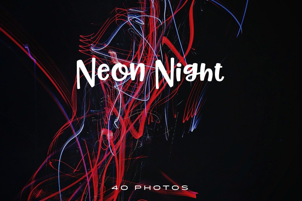 Cool Neon Photo for Your Projects