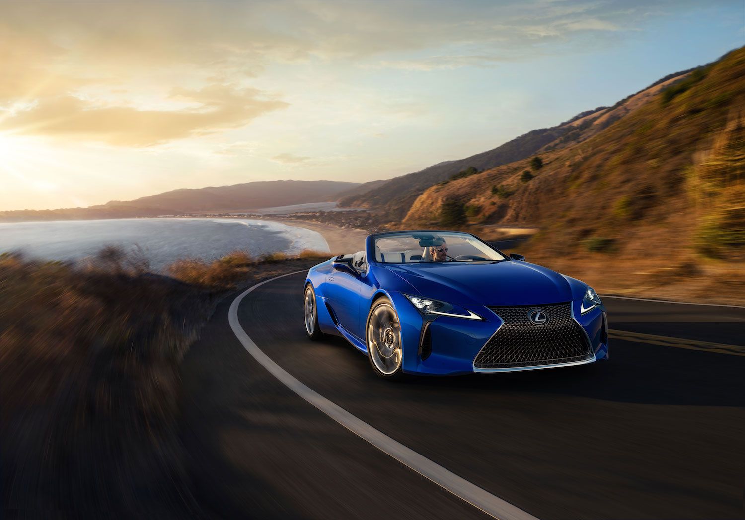 This uniquely blue 2021 Lexus LC 500 Convertible headed to charity