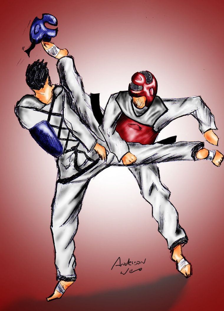Taekwondo Cartoon Wallpaper Free Taekwondo Cartoon