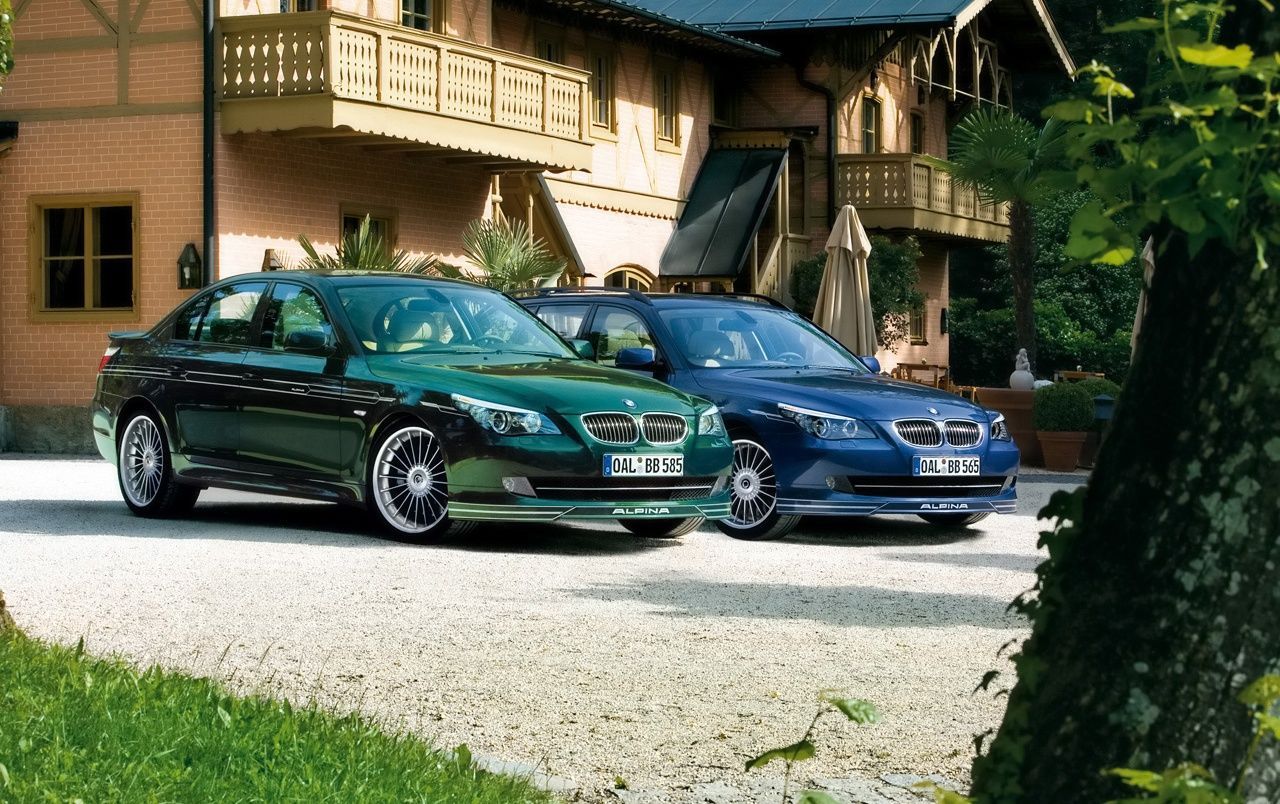 Alpina B5 duo front wallpaper. Alpina B5 duo front
