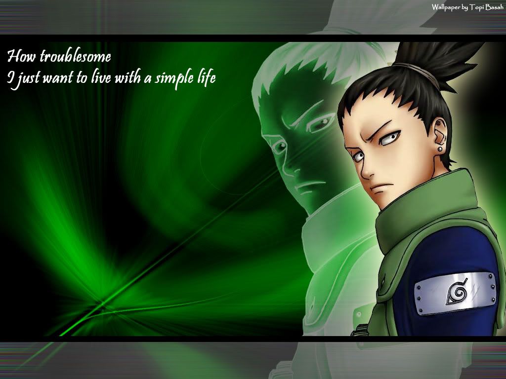 Anime Character wallpaper: Cute Shikamaru Wallpaper and Coloring pages