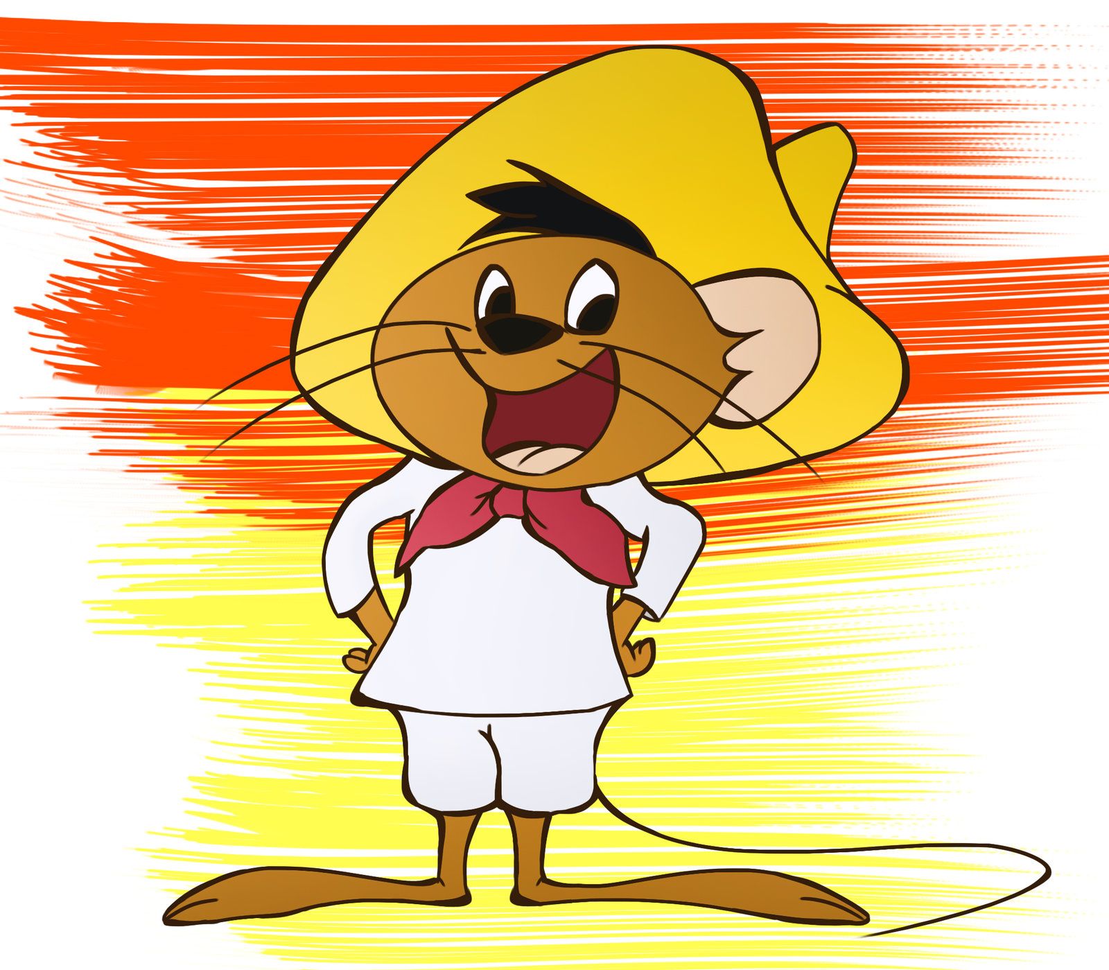 Download Speedy Gonzales Sketch Art Wallpaper