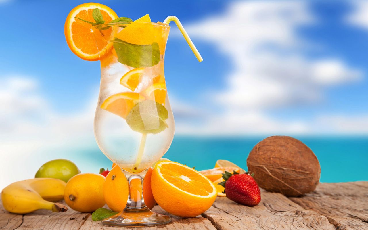 Free download download colorful drinks in summer HD wallpaper
