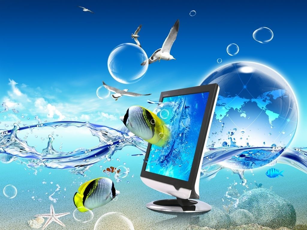 3D Computer Desktop Free Wallpaper more Beautiful background