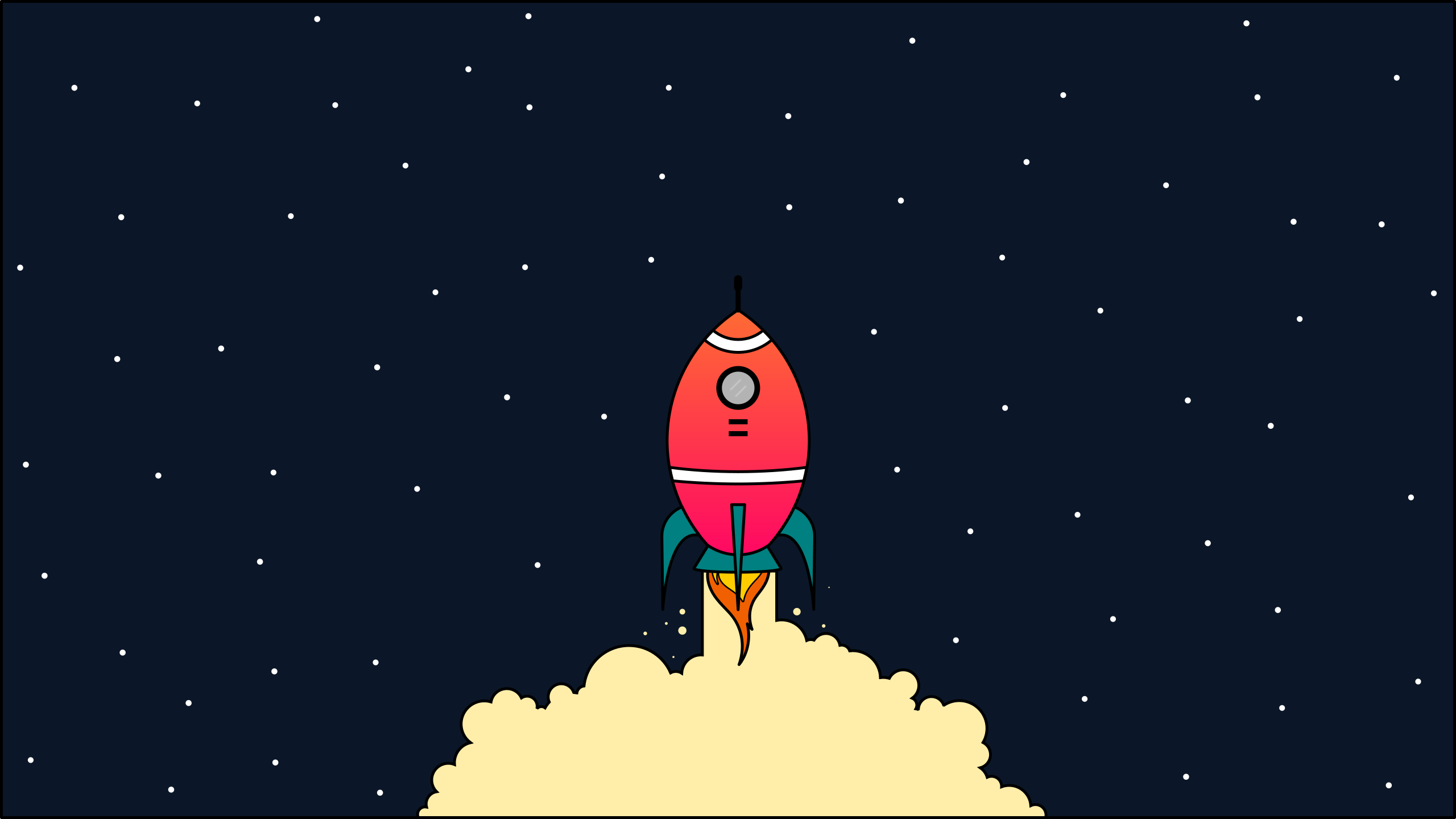 Wallpaper Rocket, Space, HD, Minimal / Editor's Picks
