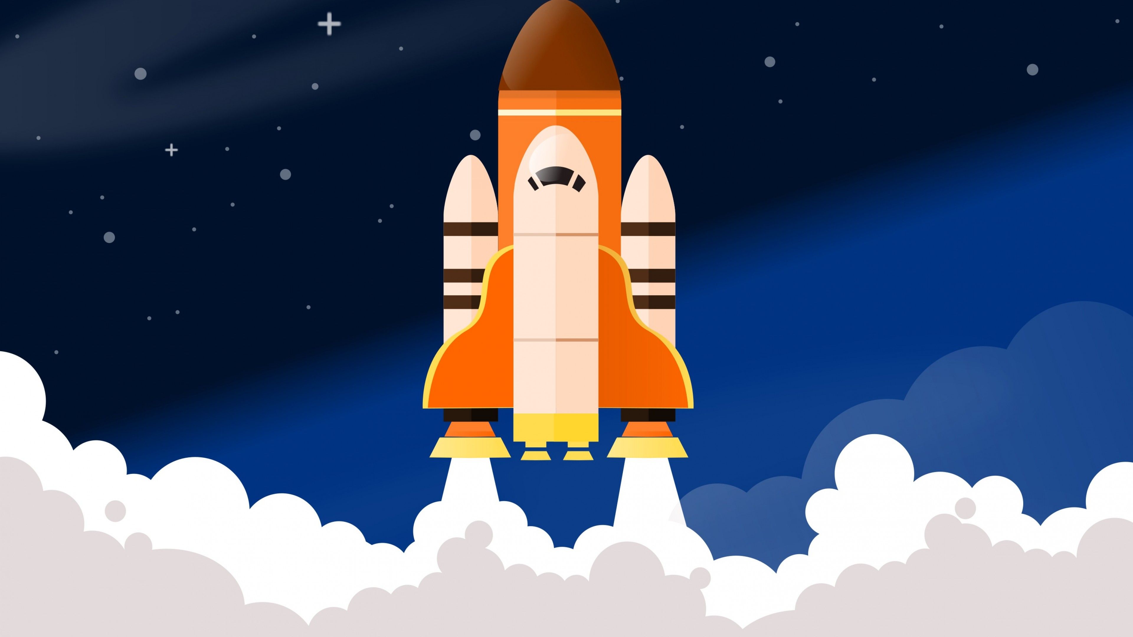 Wallpaper NASA rocket, Rocket boosters, Space launch, HD, Space