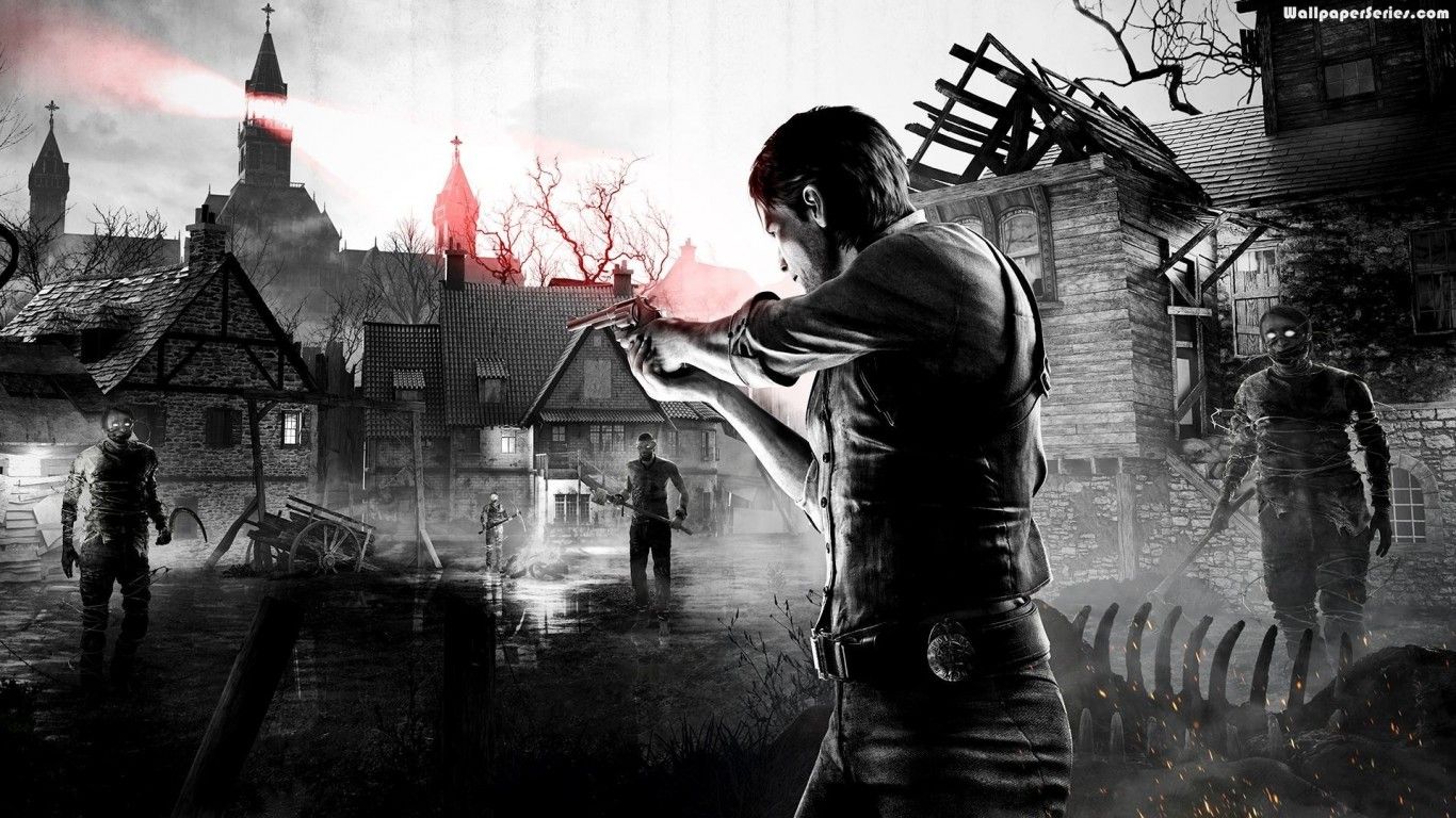 The Evil within Background. Fire within
