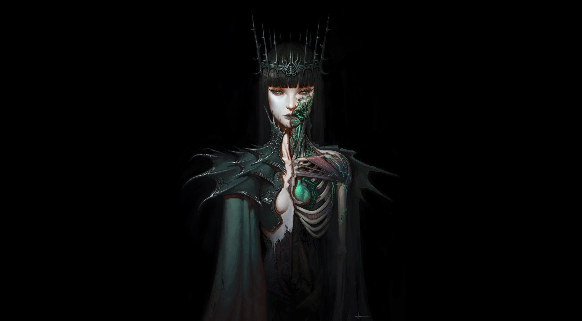 Black Dark Demon Wallpaper