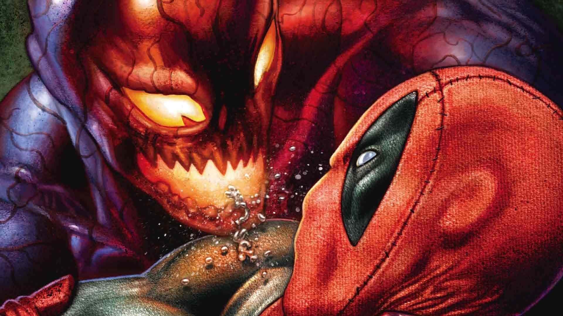Deadpool Vs. Carnage Computer Wallpaper, Desktop Background