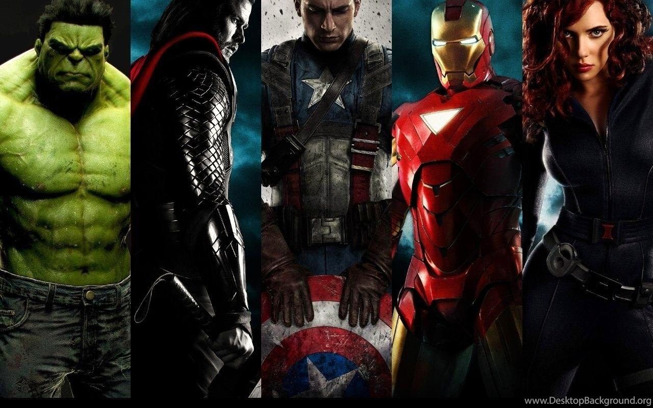 The Avengers Team Wallpaper HD Desktop Background
