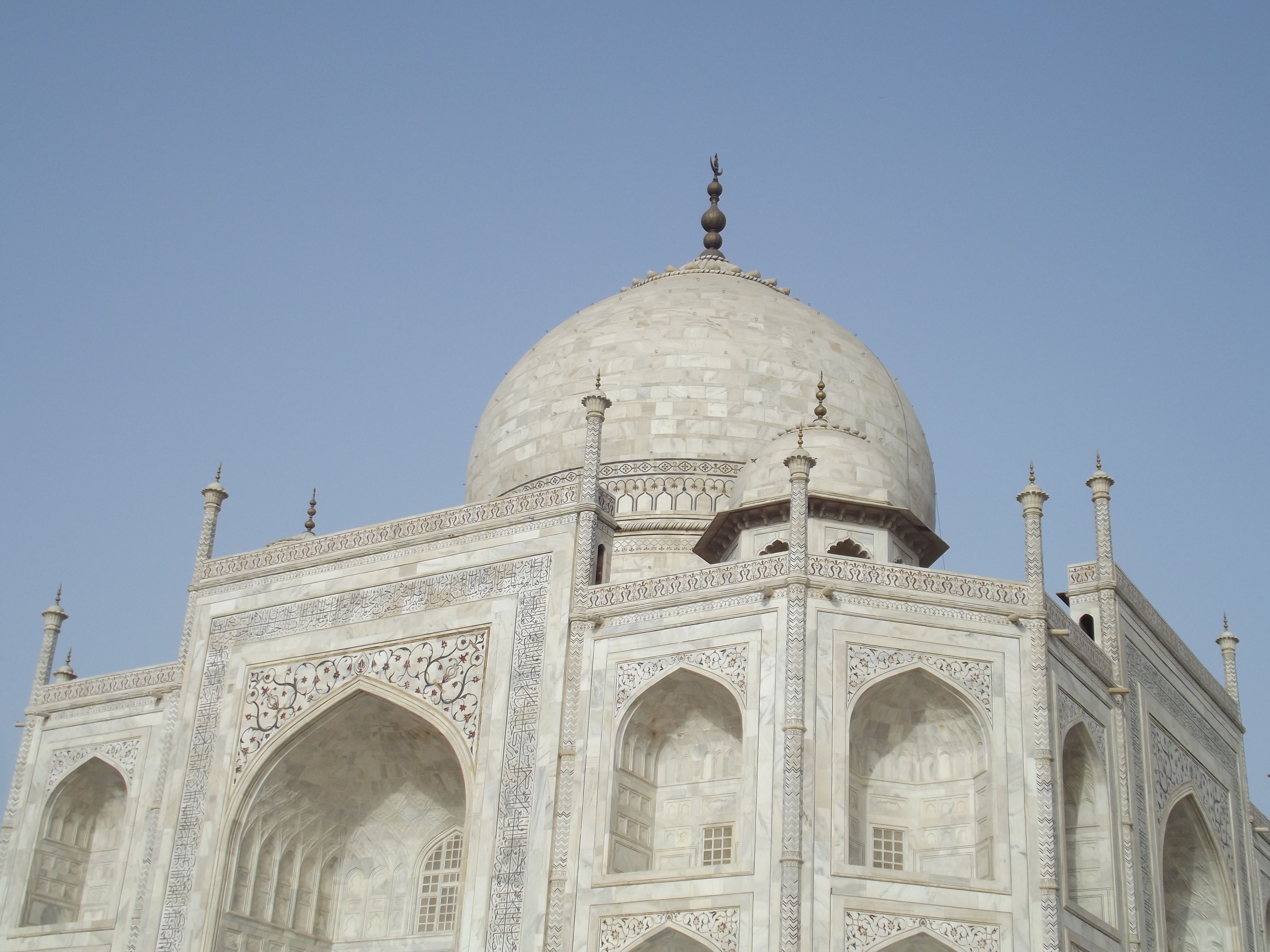 Close up of the Taj