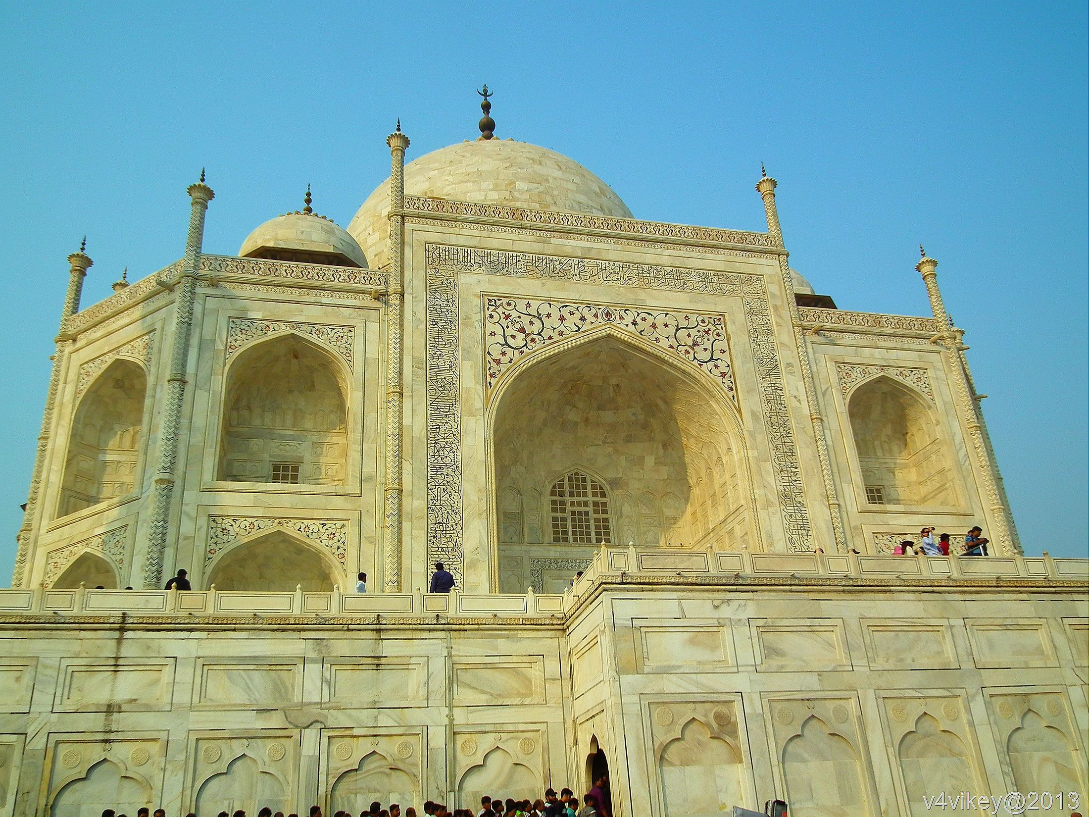 Taj Mahal Close up view « Wallpaper Tadka