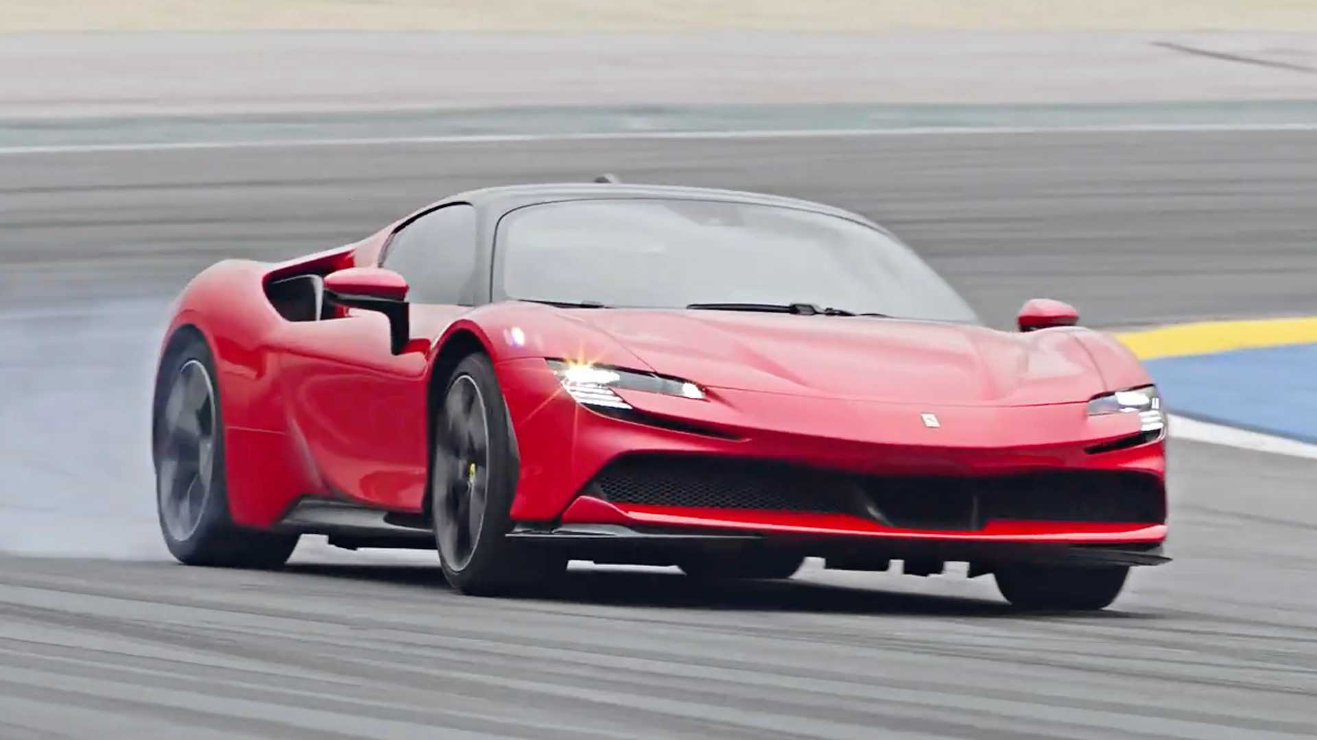 See Ferrari SF90 Stradale Warp Spacetime In Bonkers Acceleration Run