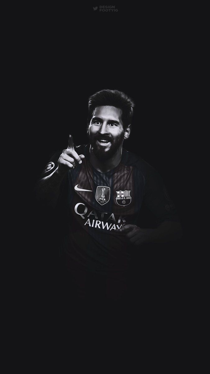 Lionel Messi: Dark 4K Wallpaper For PC