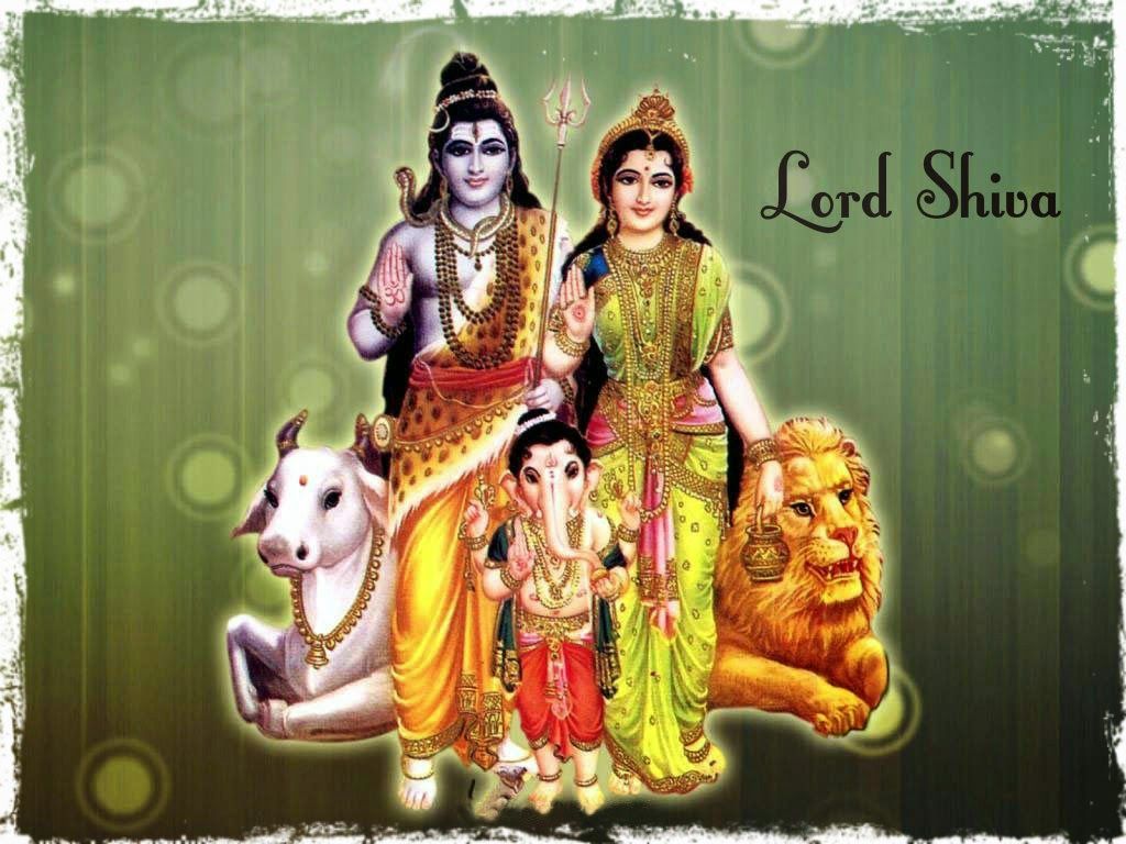 Lord Shiva Family Wallpaper, Shiva Parvati HD Image