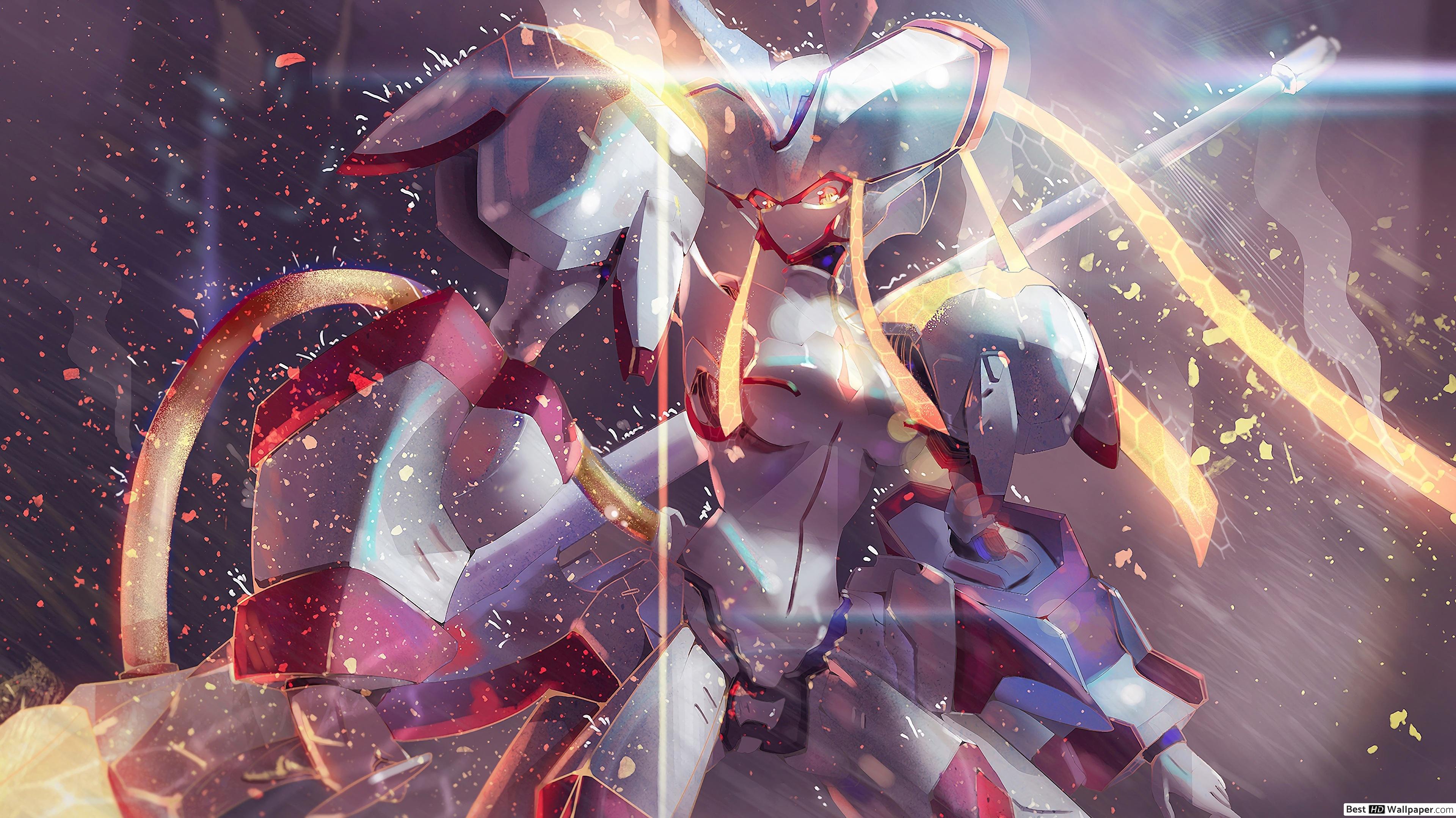 DARLING in the FRANXX Mecha Robot HD wallpaper download