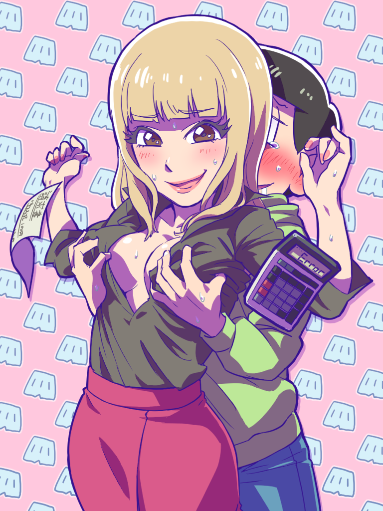 Free download osomatsu kun osomatsu san paper pink background